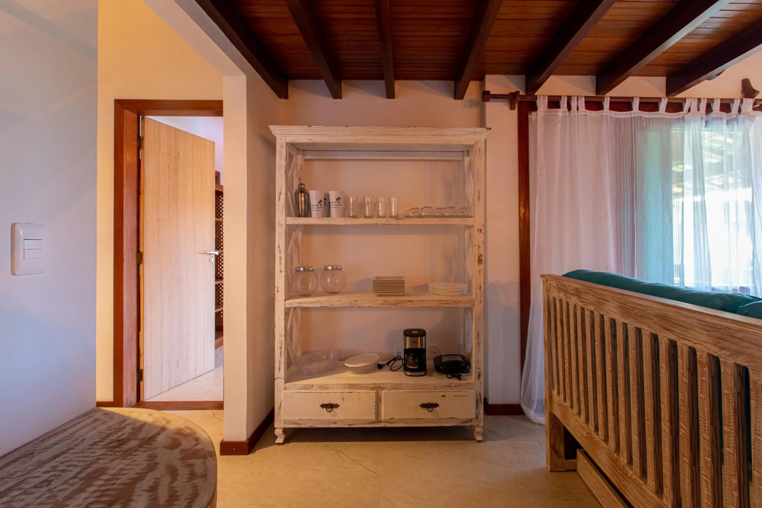 Living room, Bed in Casa Villa Cristian Pé na Areia