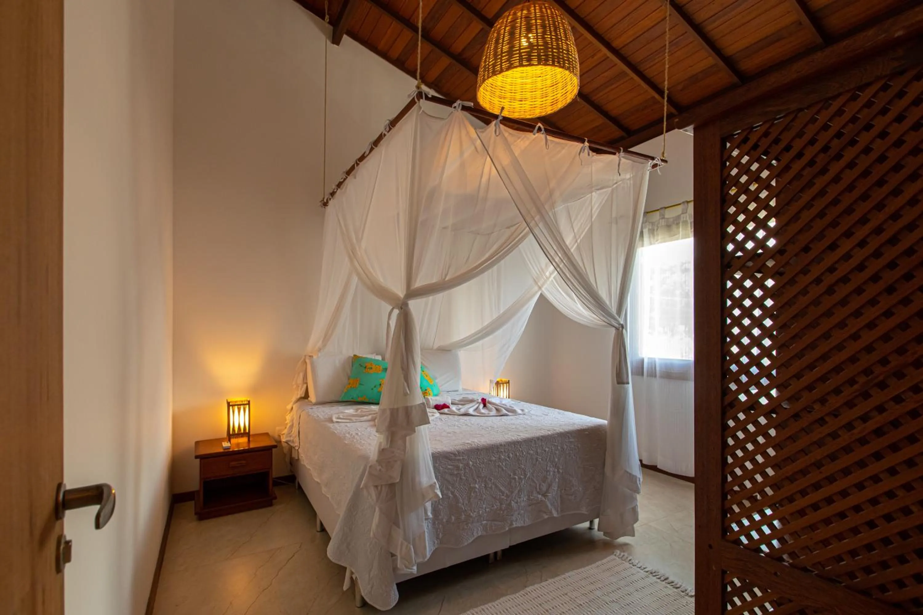 Photo of the whole room, Bed in Casa Villa Cristian Pé na Areia