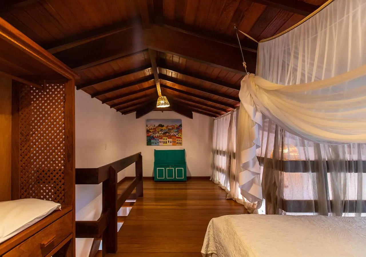 Photo of the whole room, Bed in Casa Villa Cristian Pé na Areia