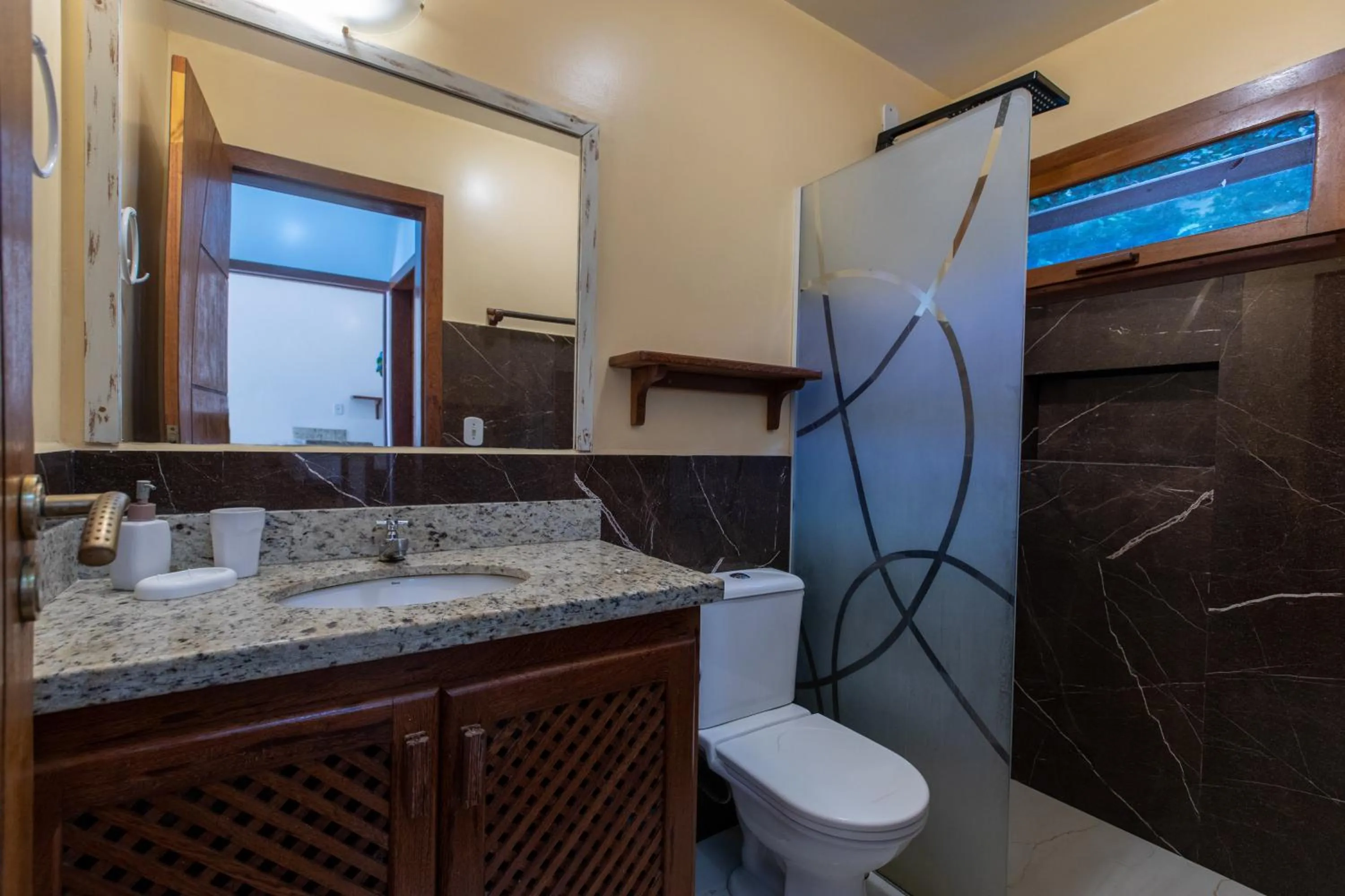 Bathroom in Casa Villa Cristian Pé na Areia