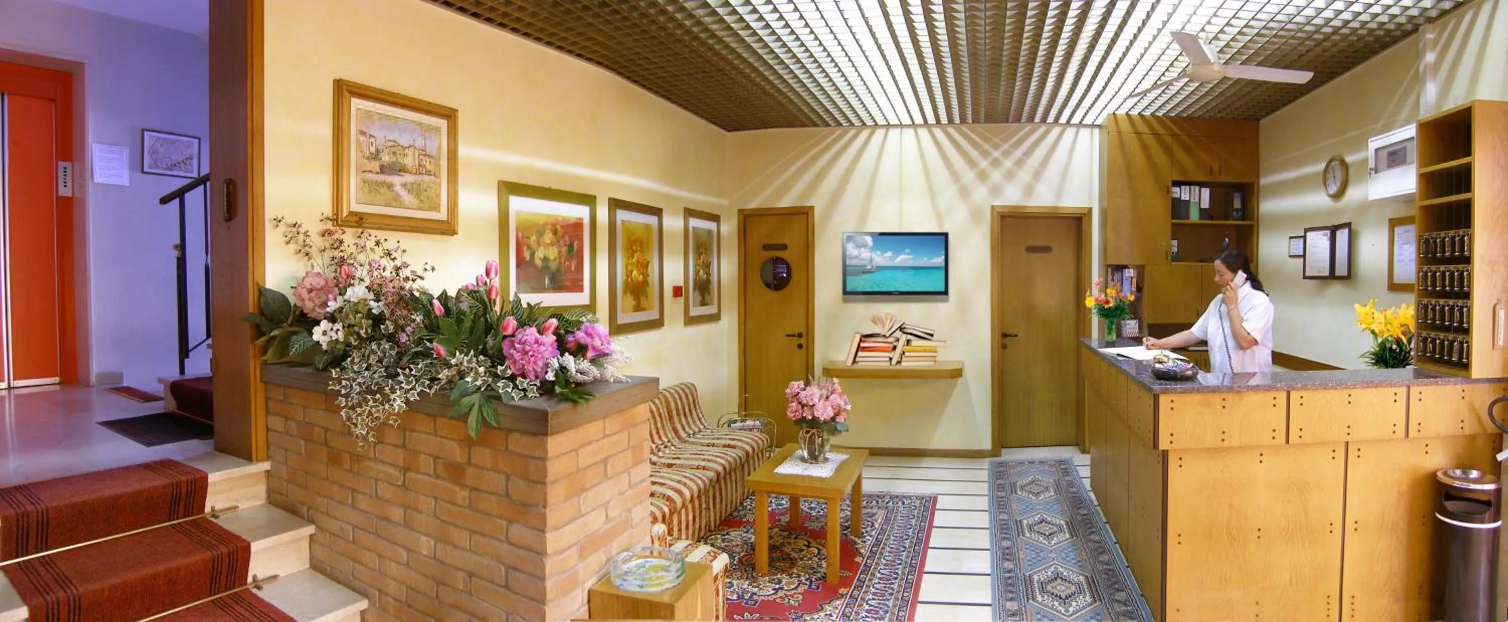 Lobby or reception in Hotel Bellaria