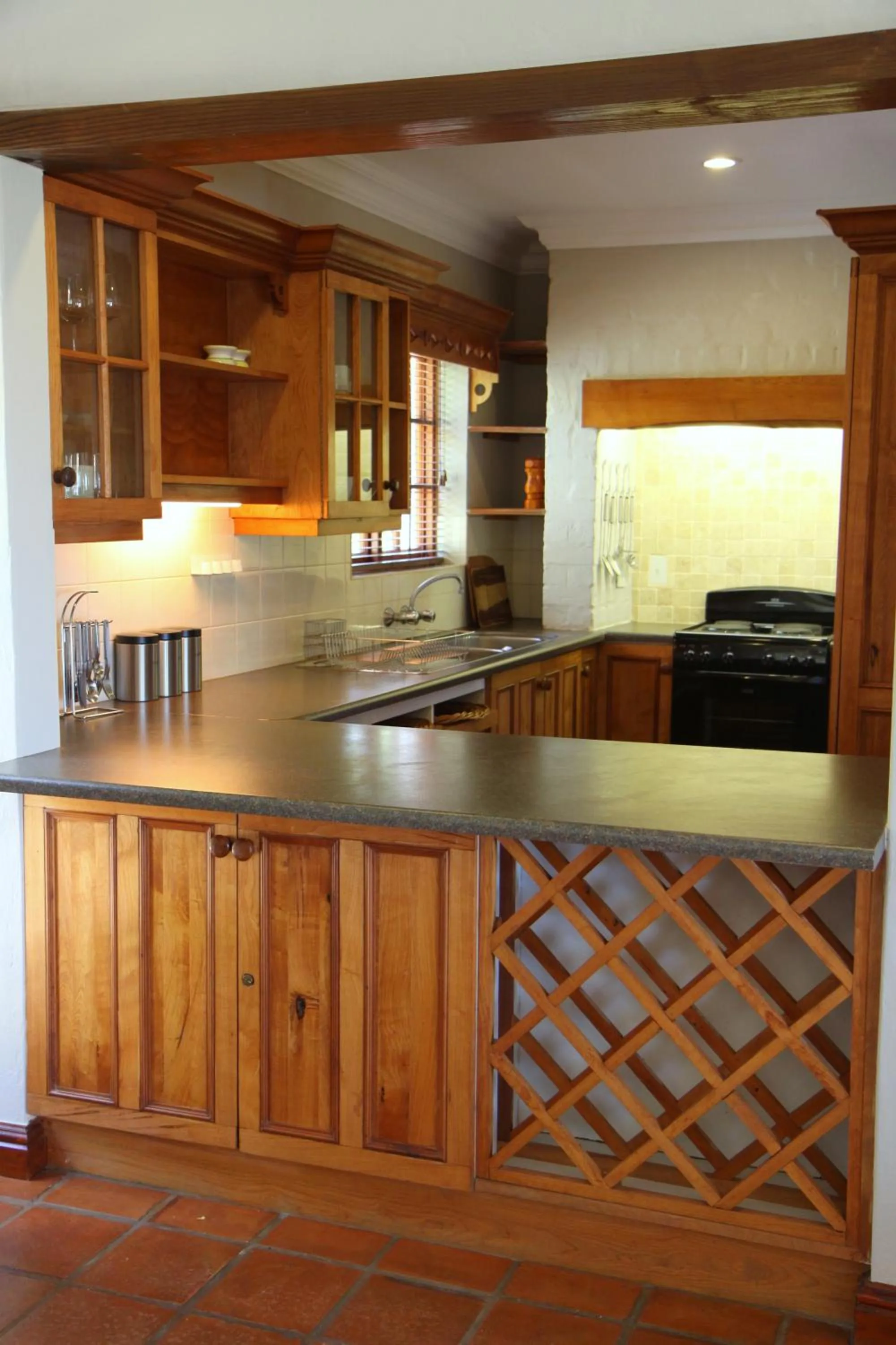 Kitchen or kitchenette in Fynbos Ridge Country House & Cottages