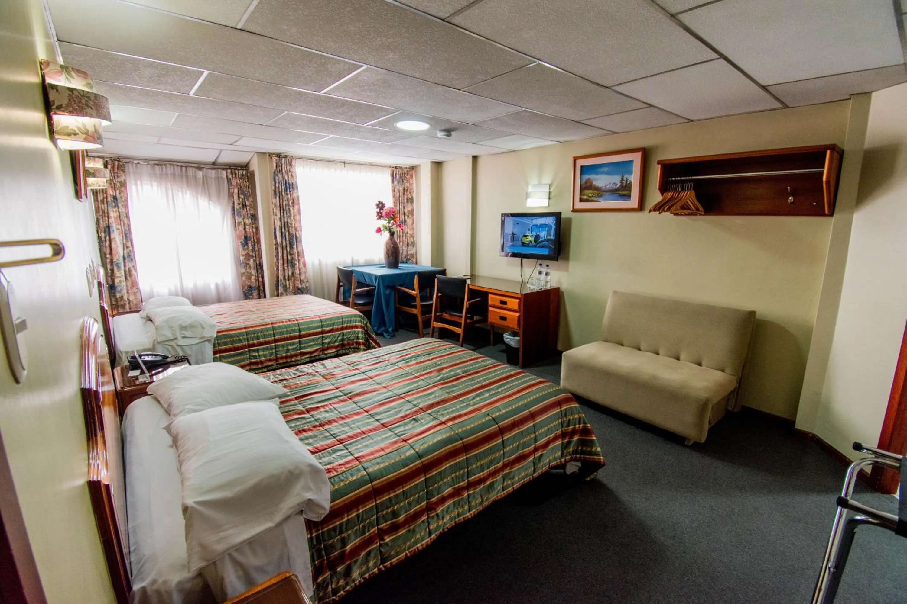 Bed in Grand Hotel Loja