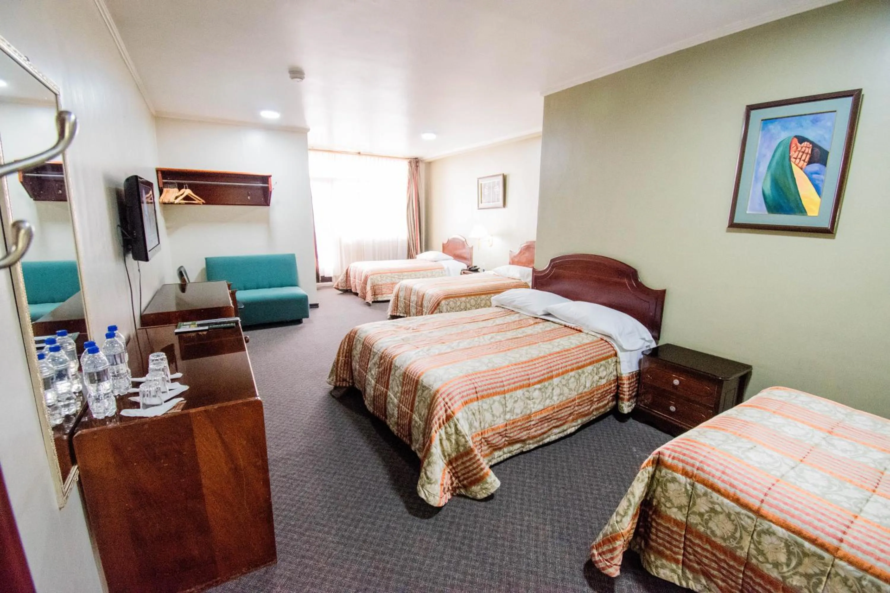 Bed in Grand Hotel Loja