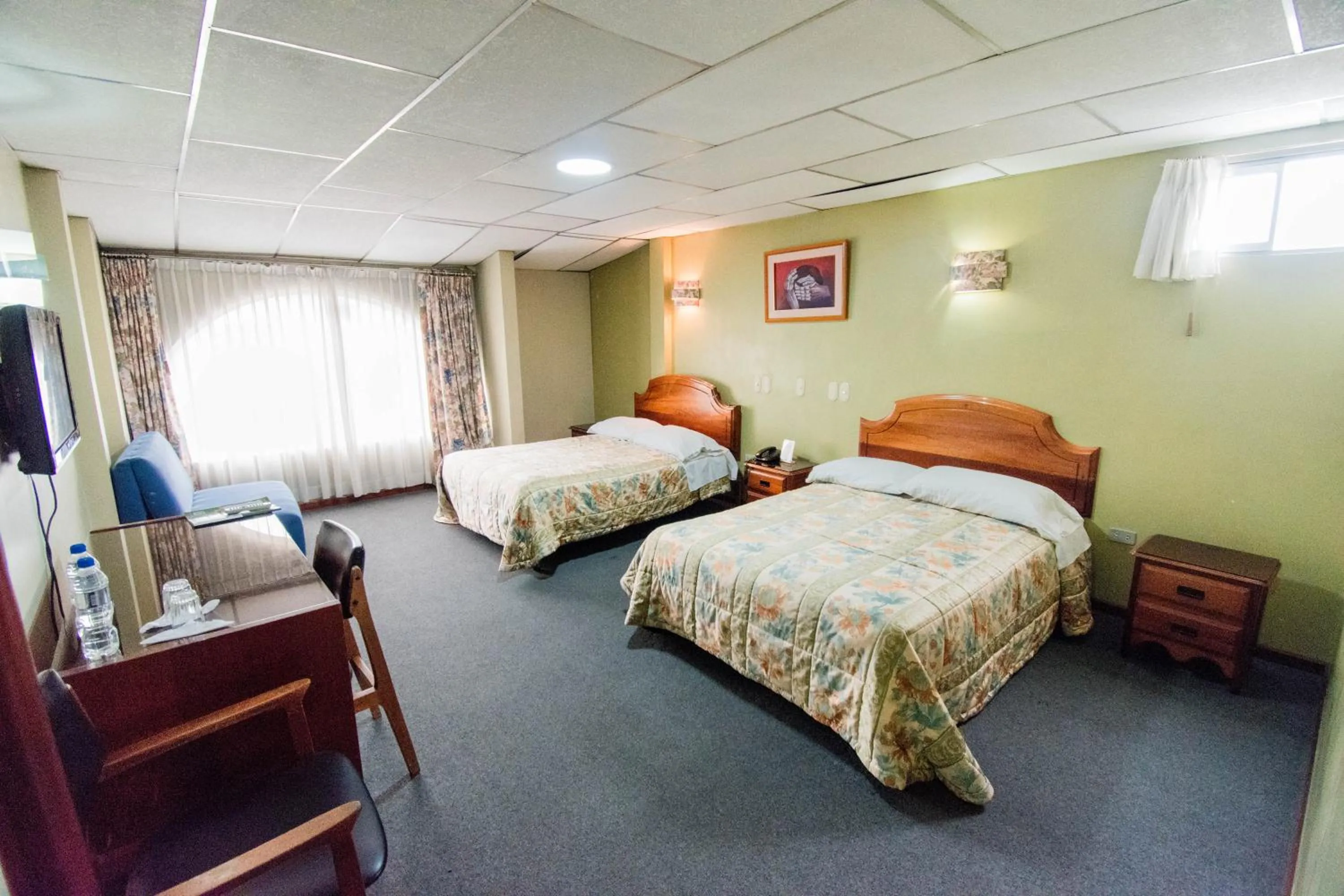 Bed in Grand Hotel Loja