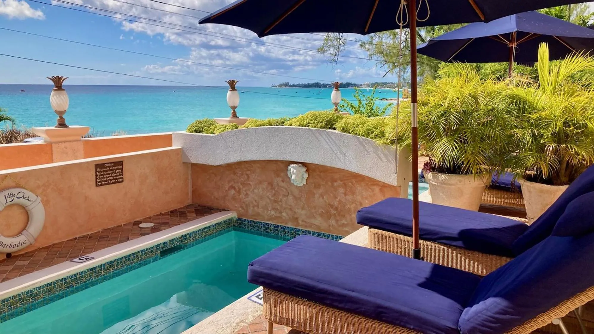 Sea view in Little Arches Boutique Hotel - Adults Only