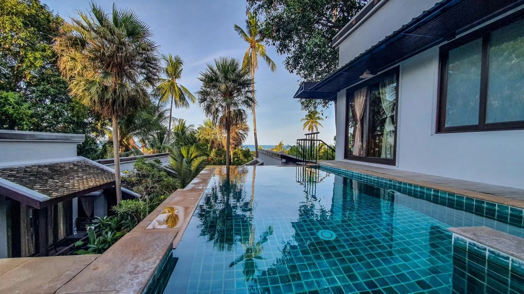 Pool view in Sasitara Residence