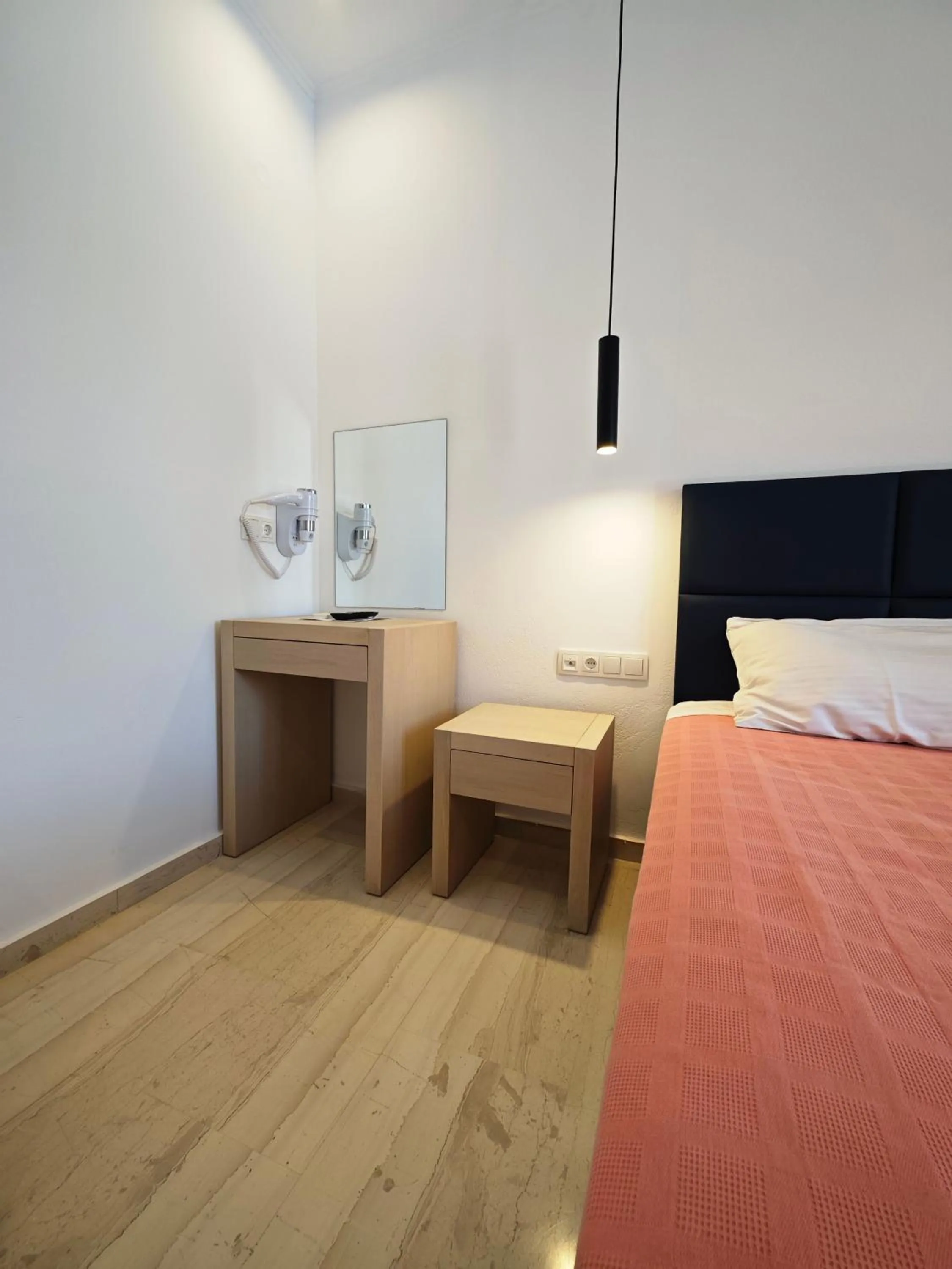 Bed in Pasiphae Hotel