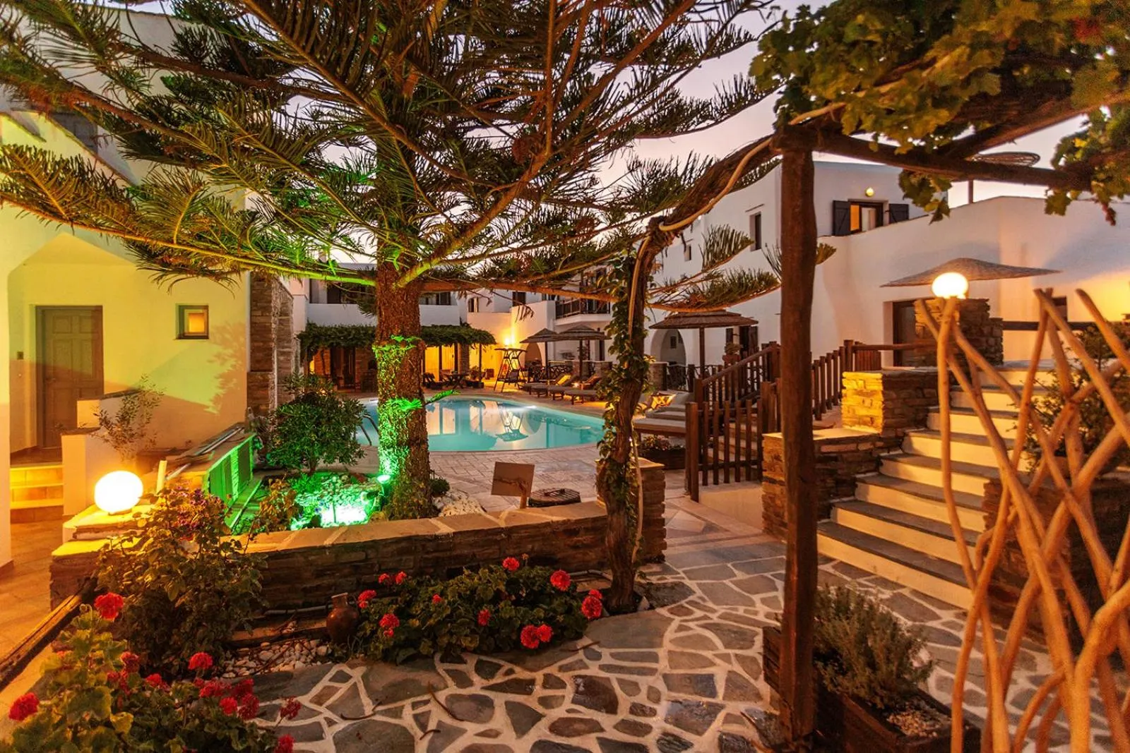 Property building in Anemomilos Beach hotel