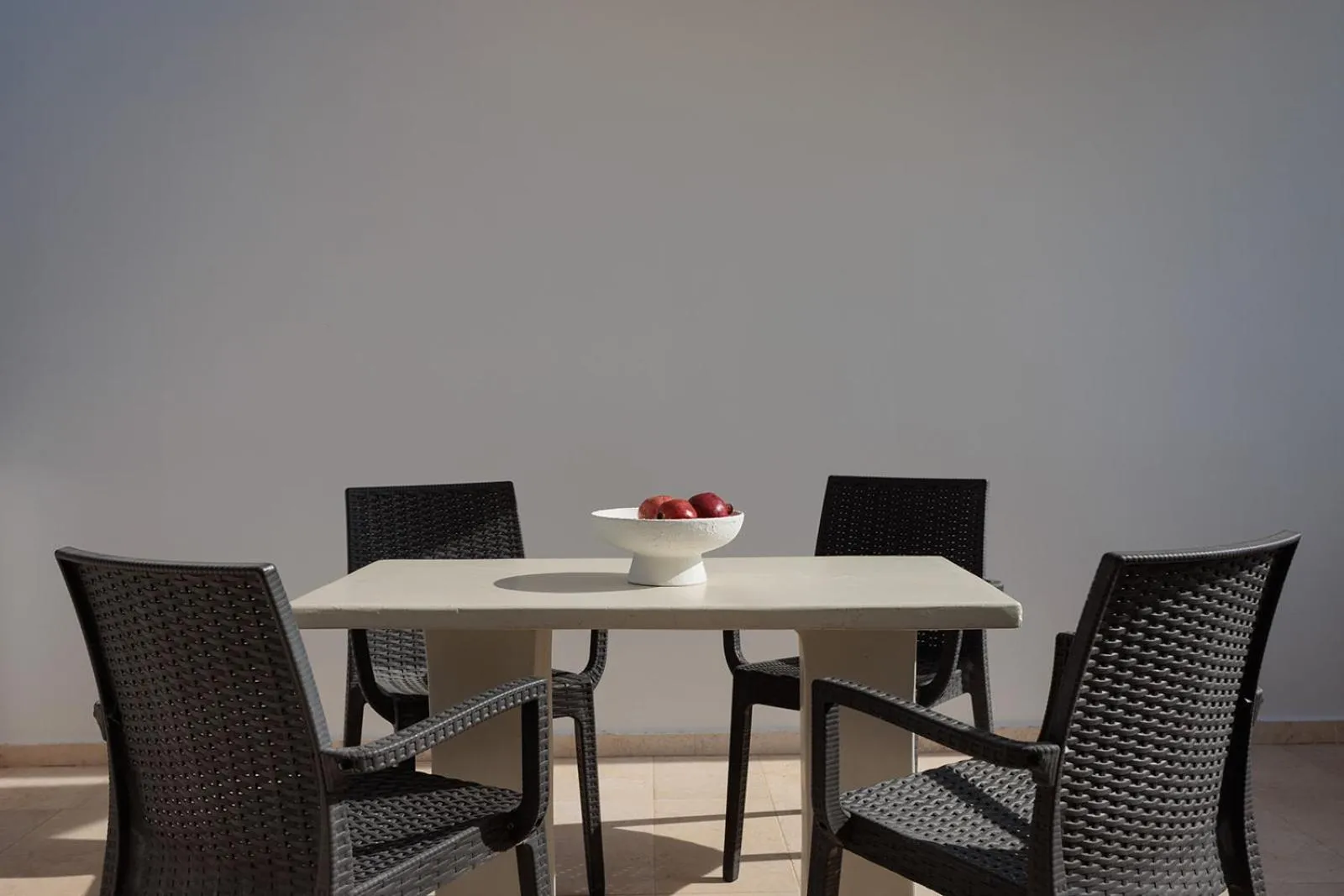 Dining area in Anemomilos Beach hotel