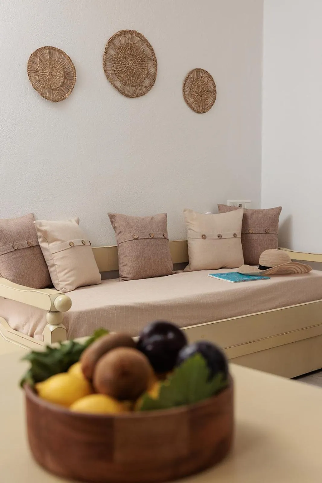 Seating area in Anemomilos Beach hotel