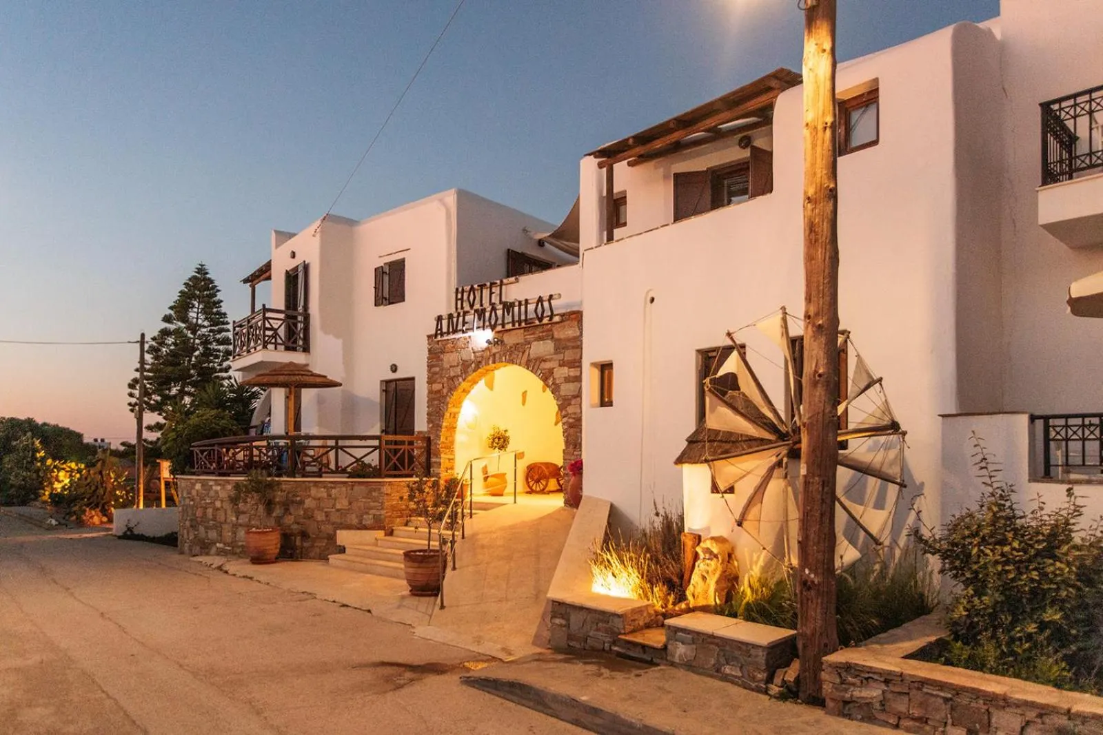 Property building in Anemomilos Beach hotel