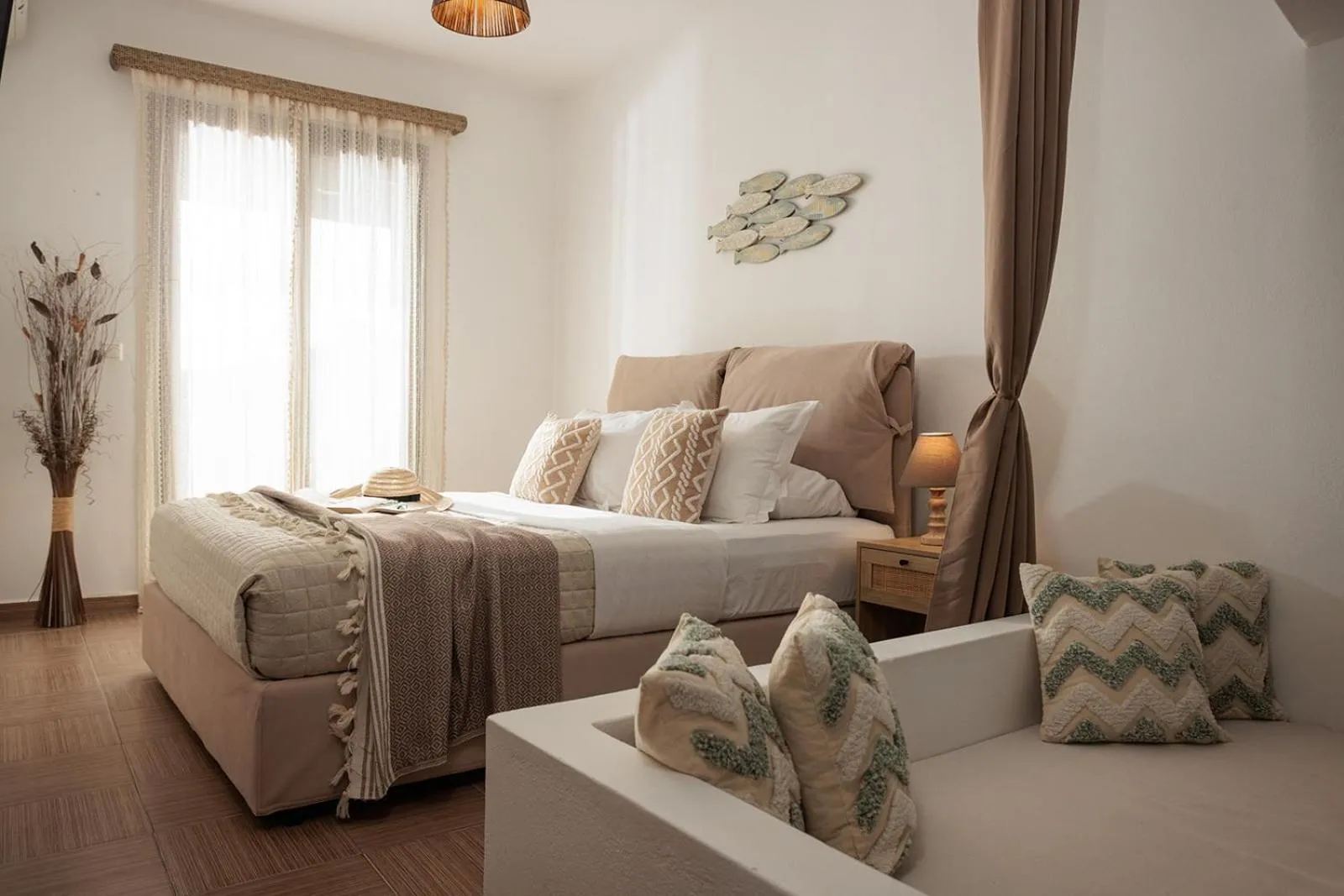 Photo of the whole room, Bed in Anemomilos Beach hotel