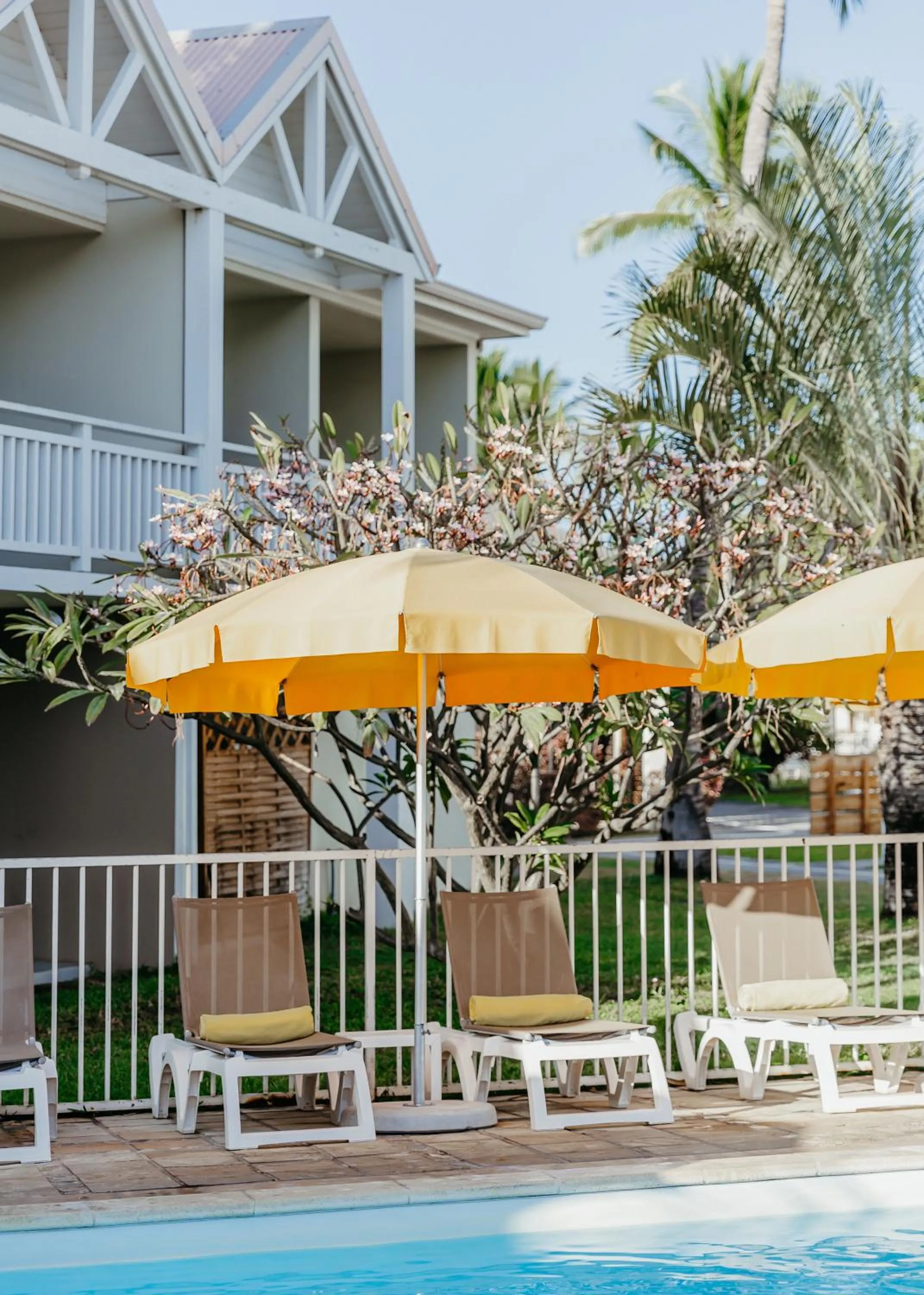 Swimming pool in Hotel Le Recif, Ile de la Reunion