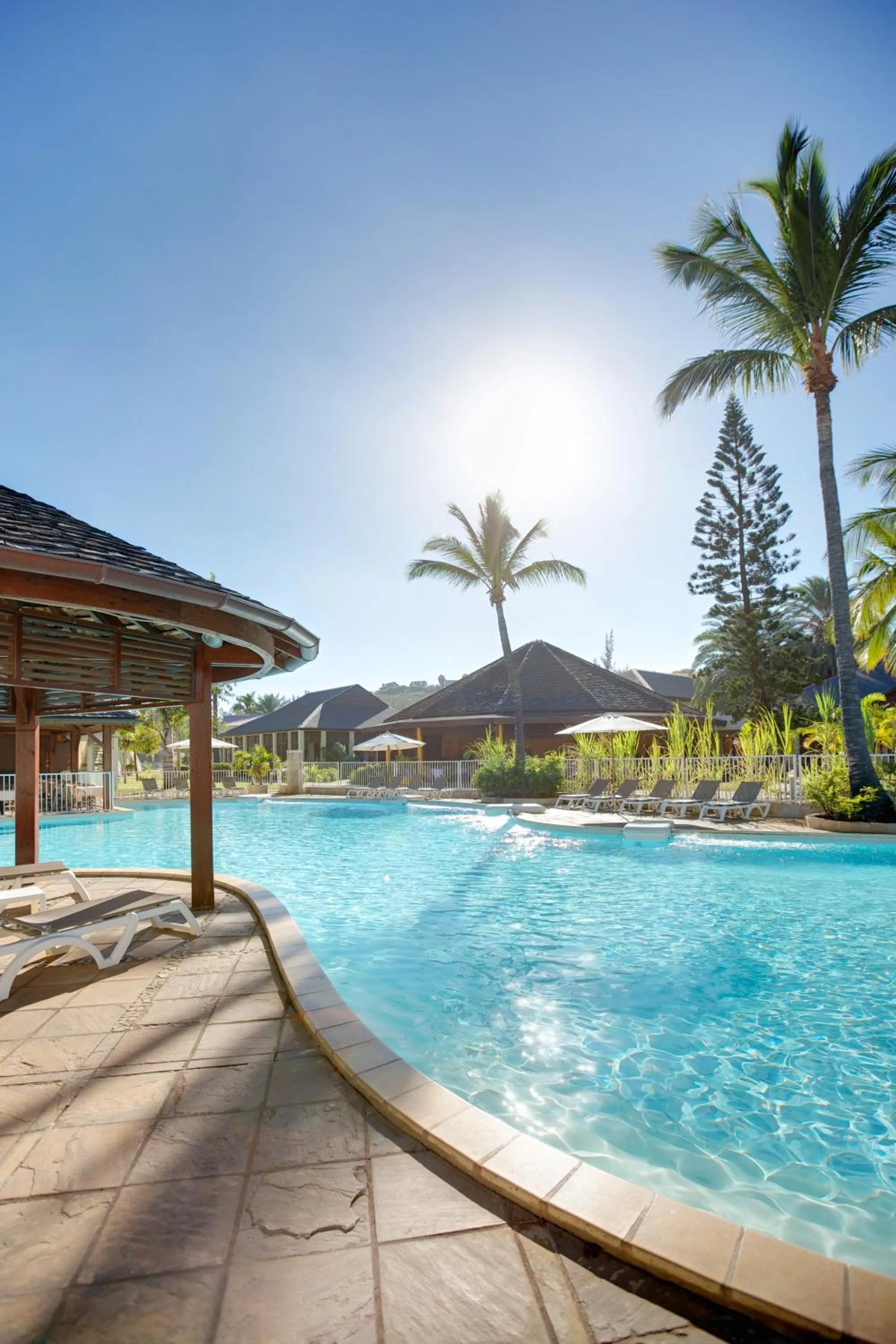 Swimming pool in Hotel Le Recif, Ile de la Reunion