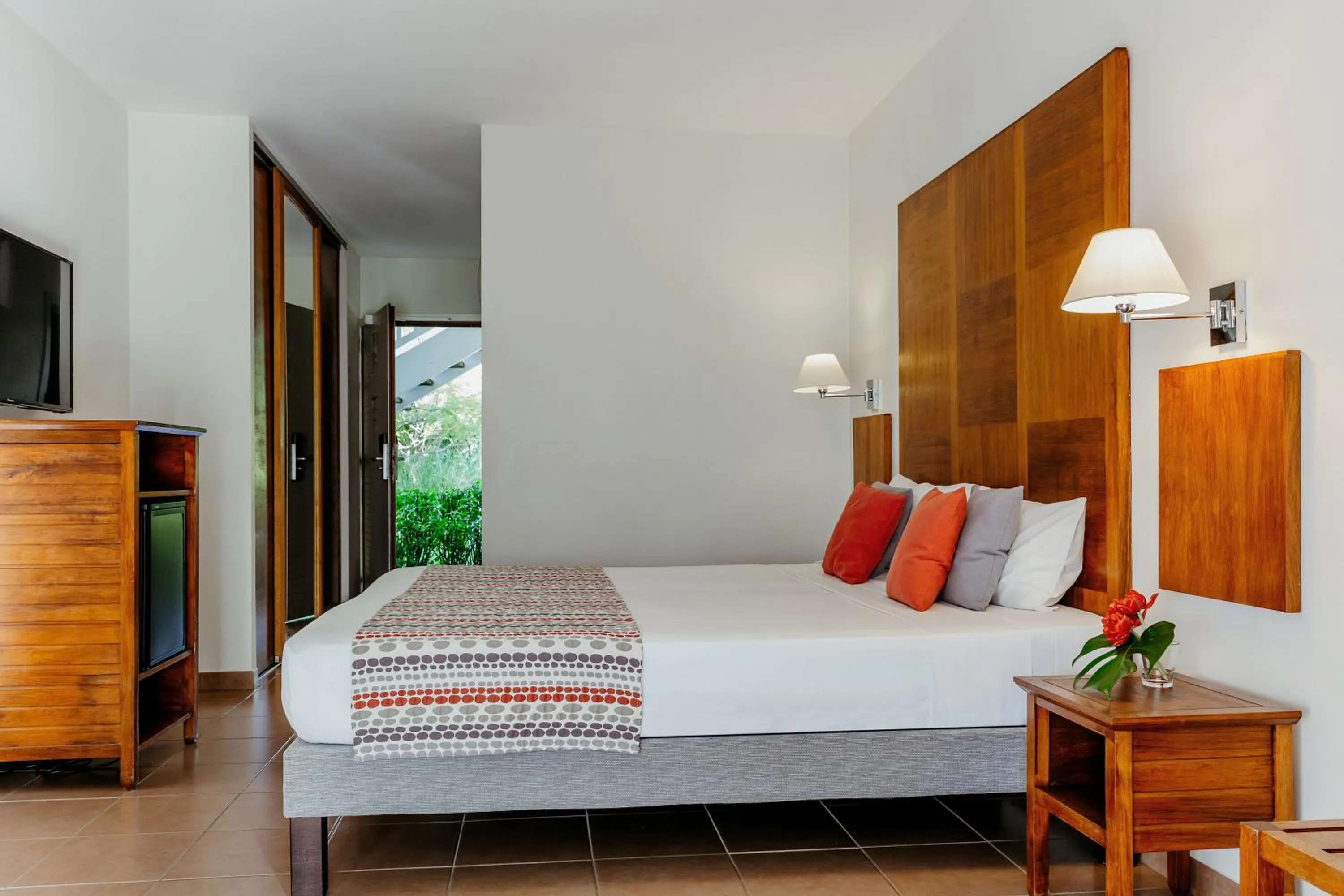 Bed in Hotel Le Recif, Ile de la Reunion