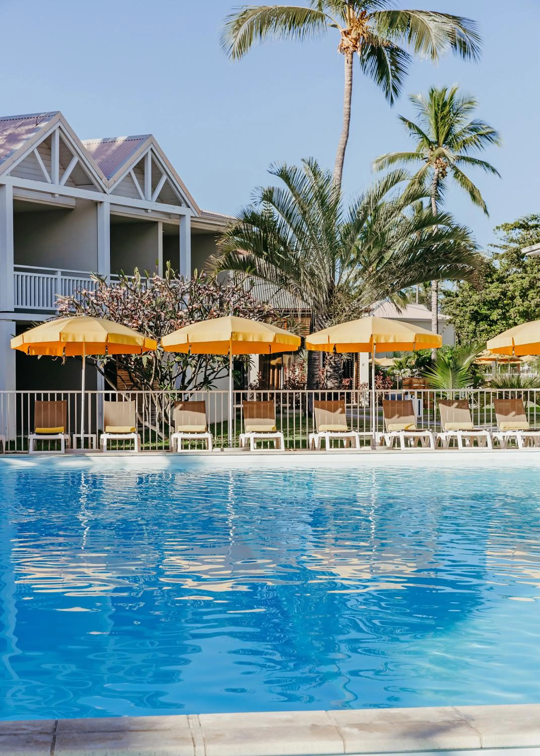 Swimming pool in Hotel Le Recif, Ile de la Reunion
