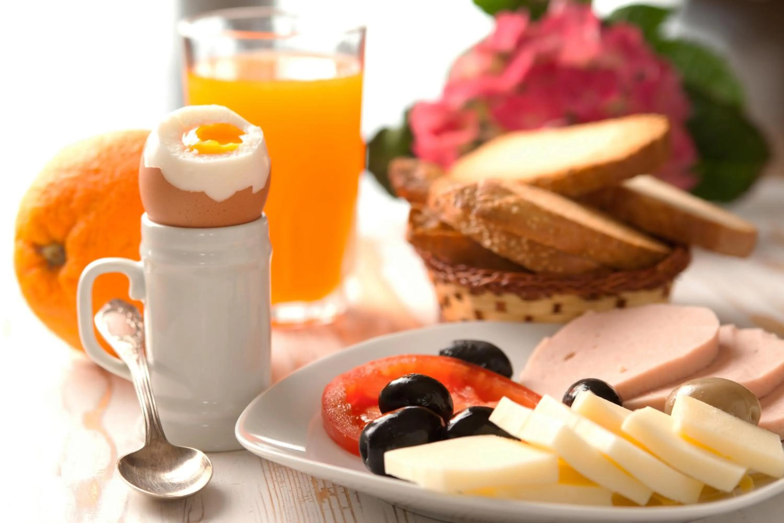 Breakfast in Hotel Vila-real Azul