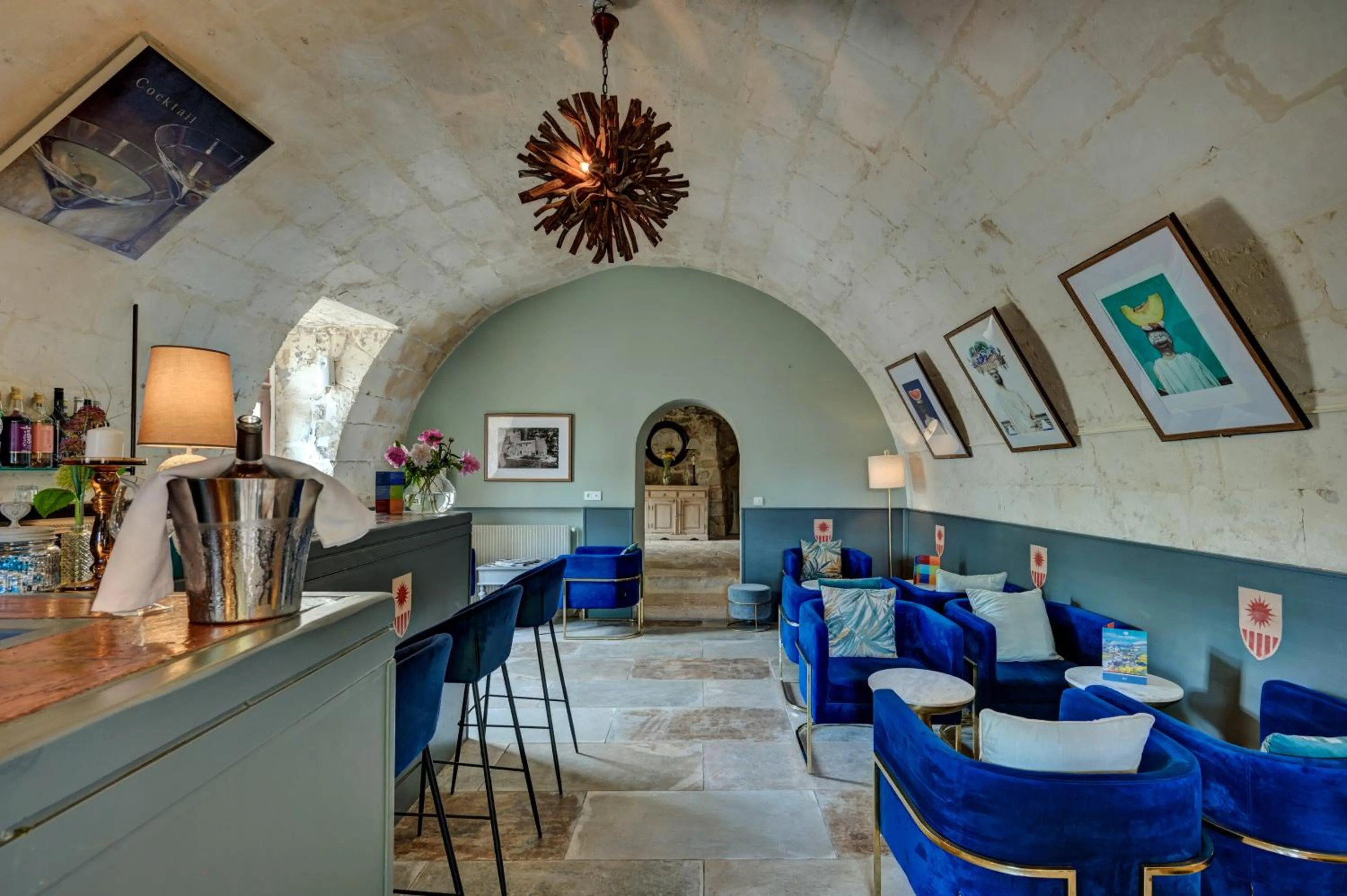 Lounge or bar in Le Mas D'aigret