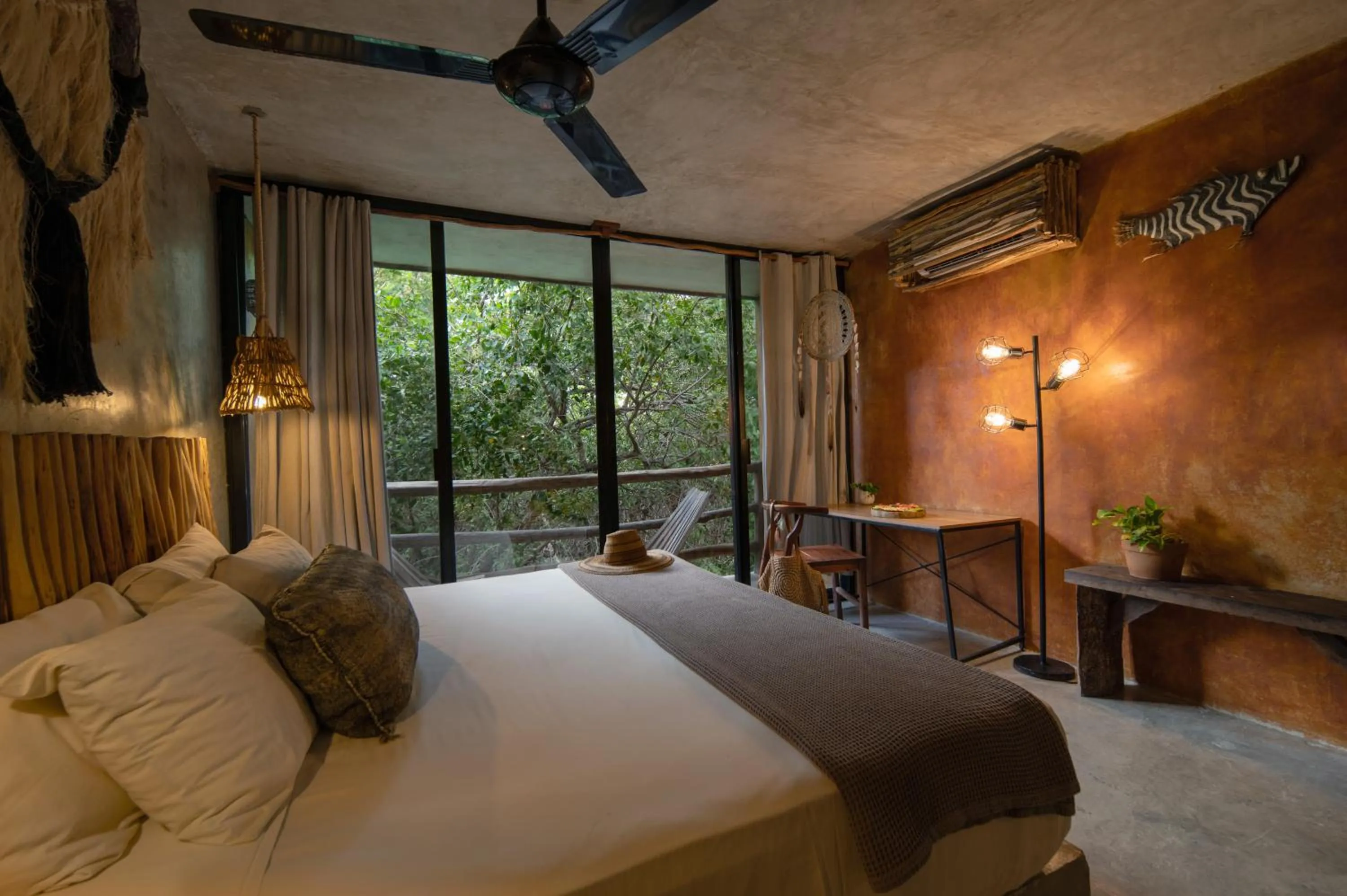 Bed in Casa Coyote Tulum