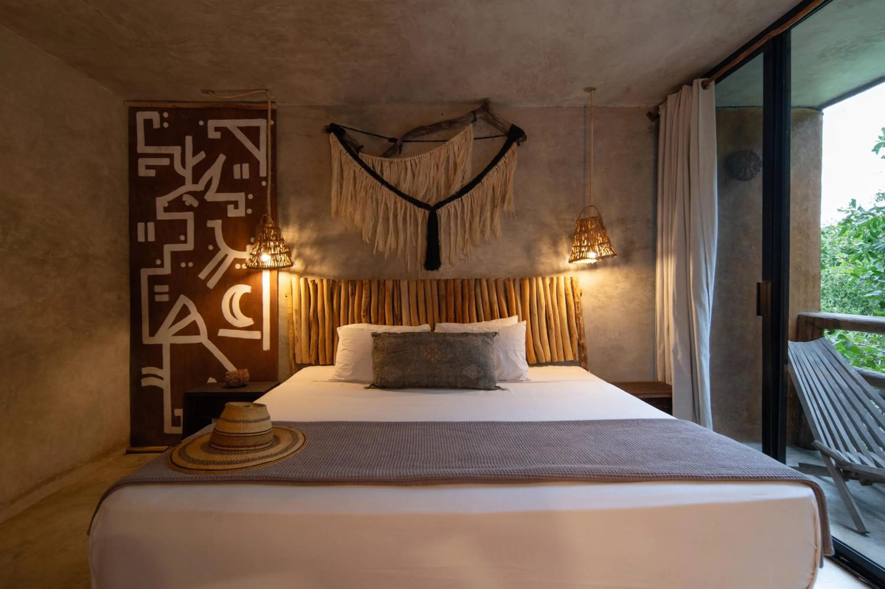 Bed in Casa Coyote Tulum