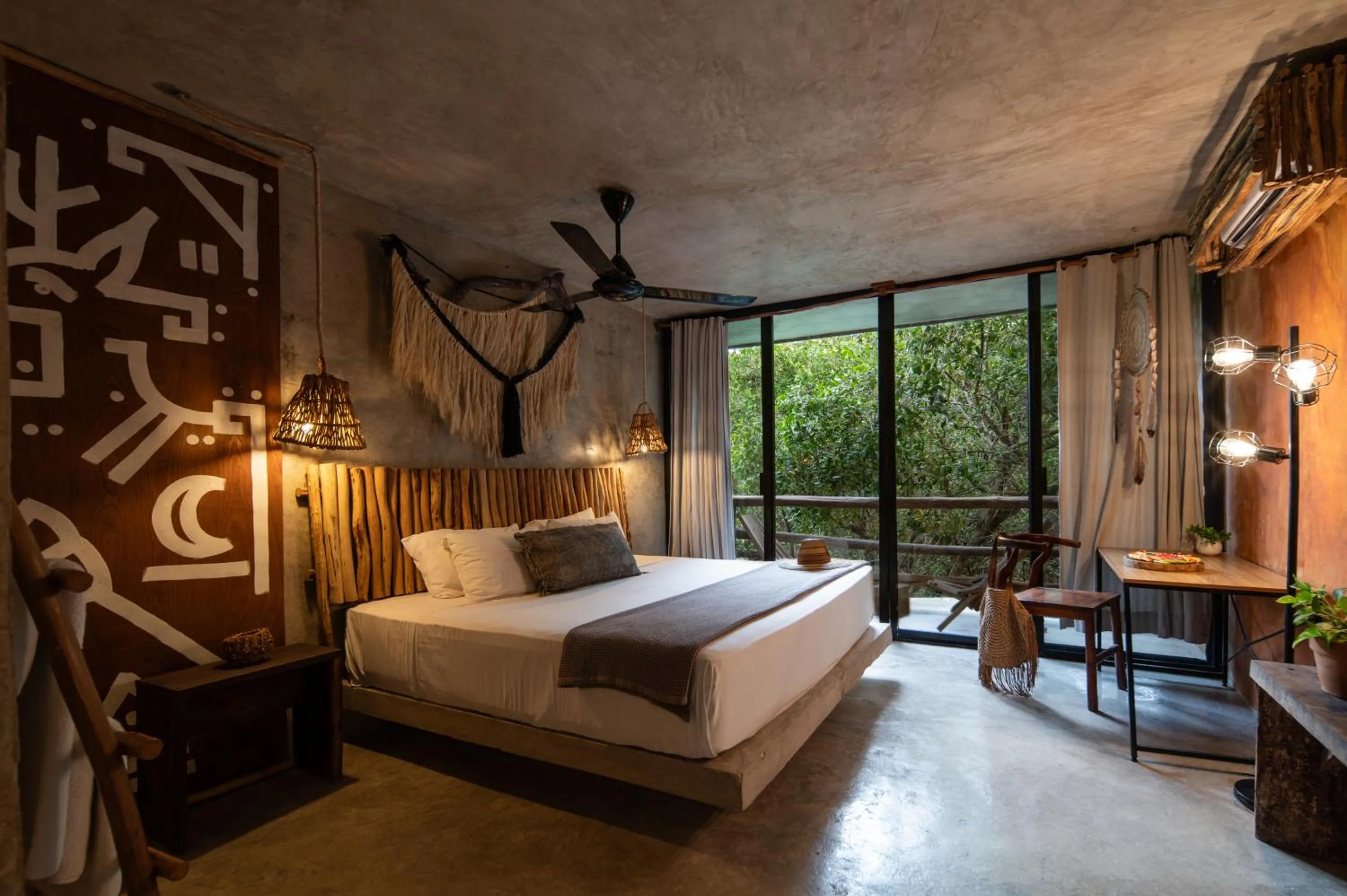Photo of the whole room, Bed in Casa Coyote Tulum