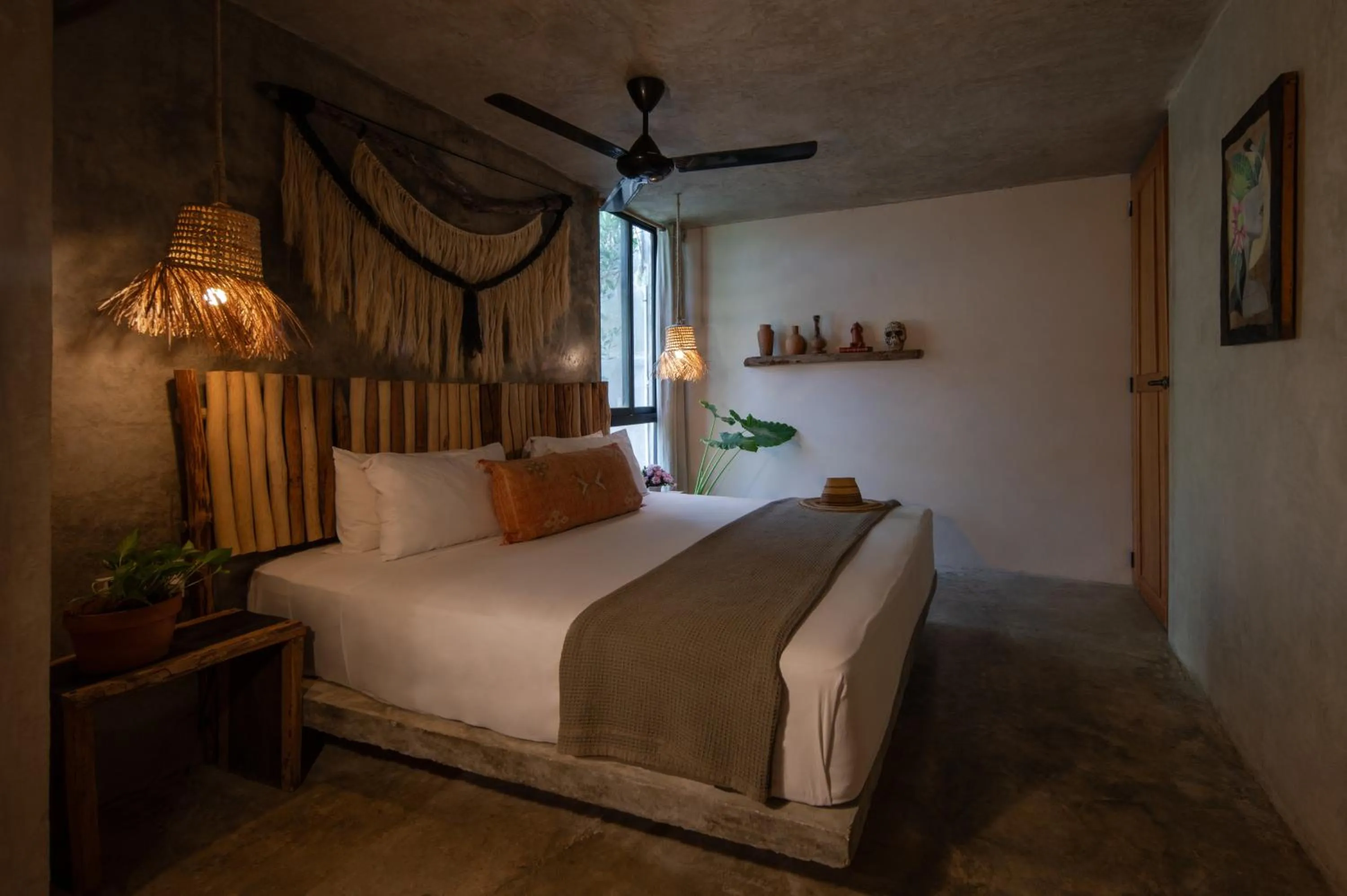 Bed in Casa Coyote Tulum