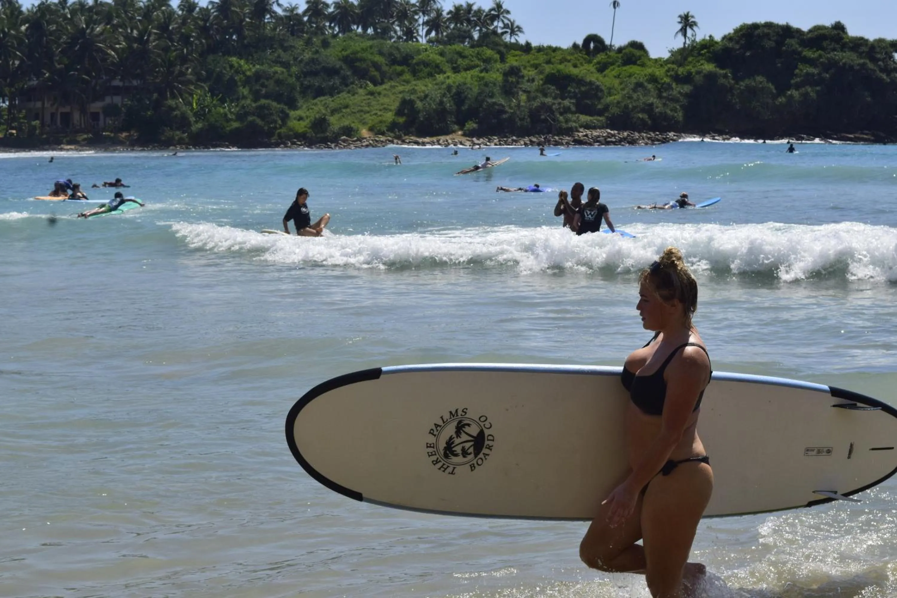 Guests in Seacoast Sanctuary Beach Hotel