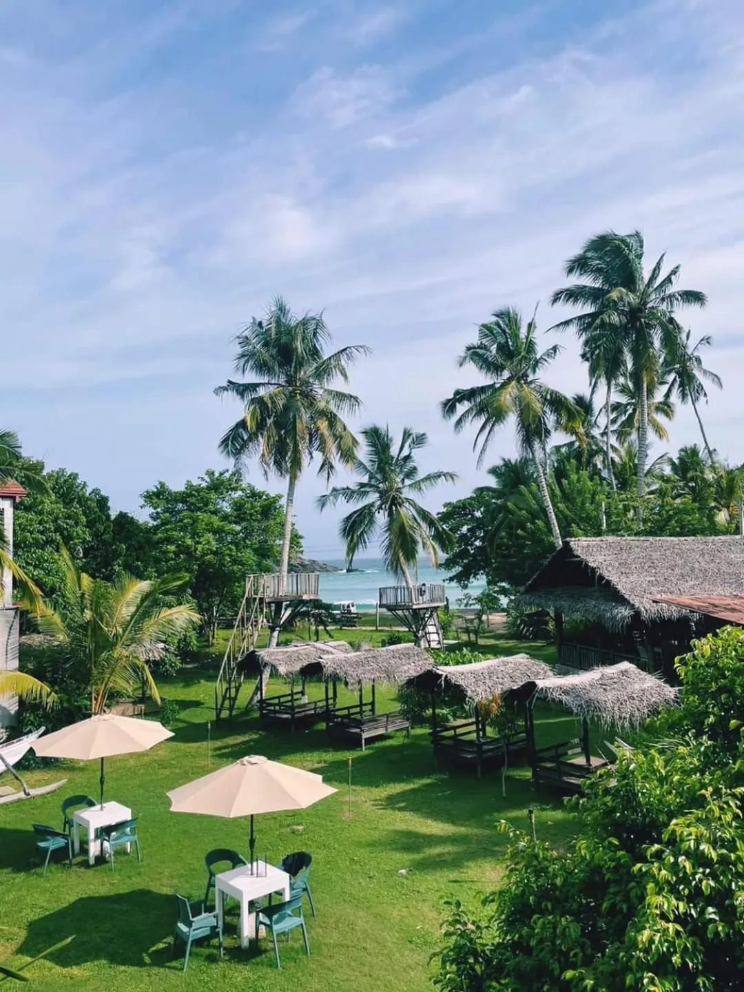 Garden view in Seacoast Sanctuary Beach Hotel