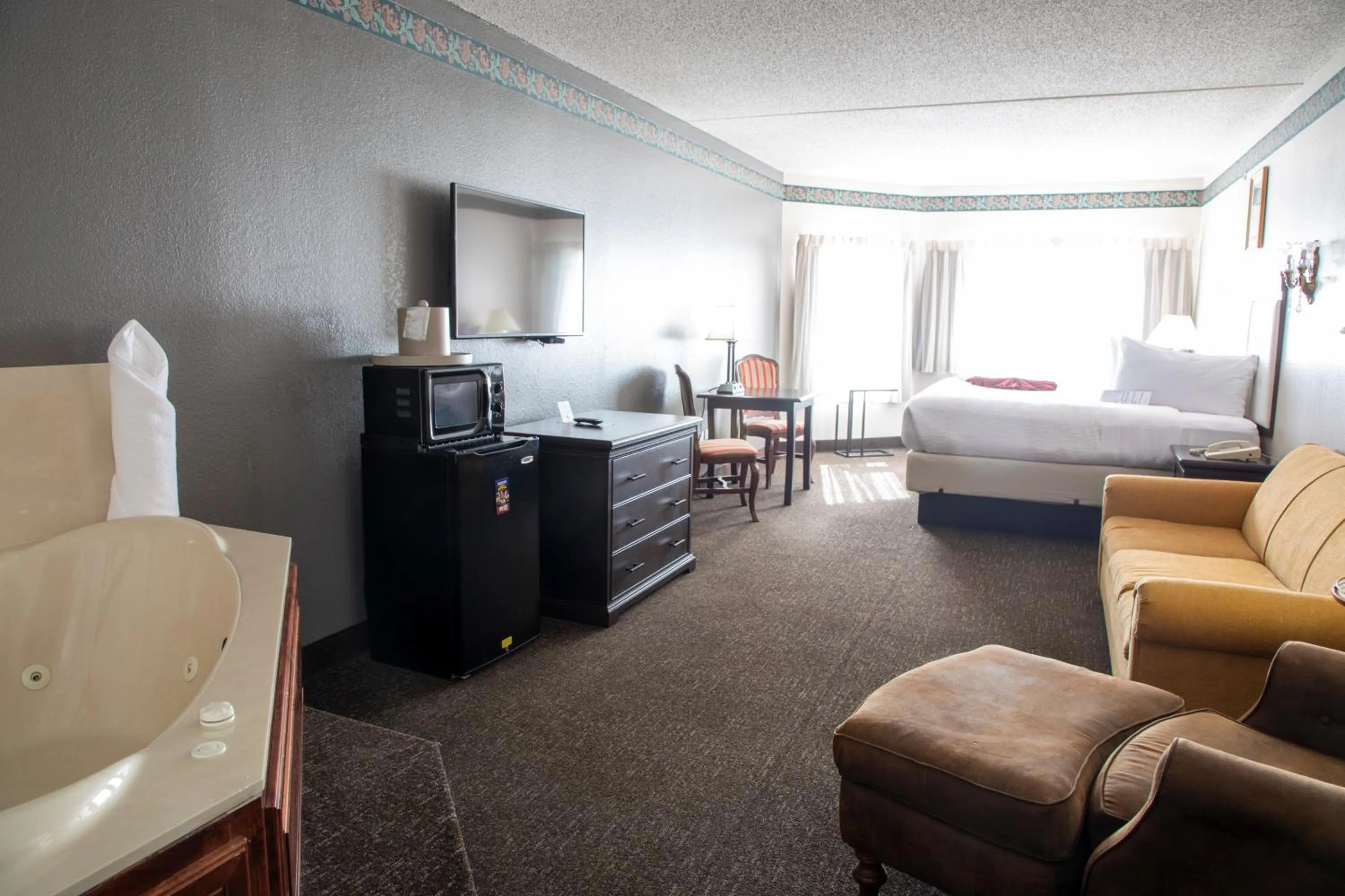 Seating area, Bed in Hotel Grand Victorian