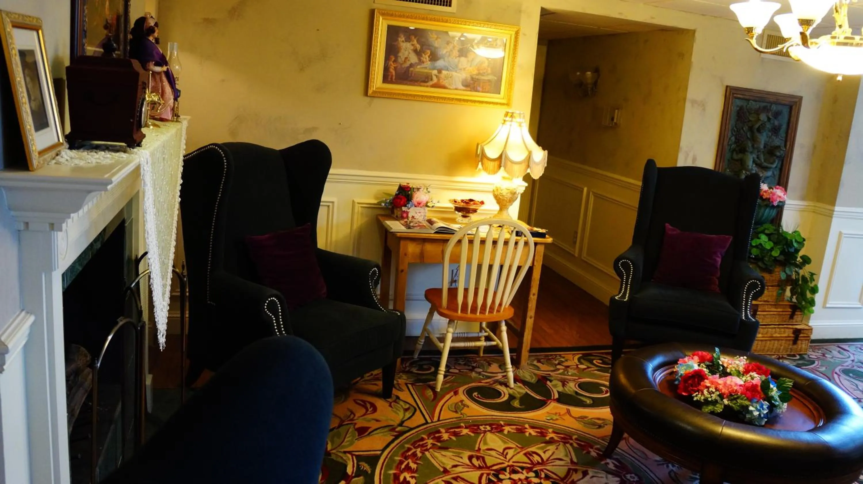 Seating area in Hotel Grand Victorian