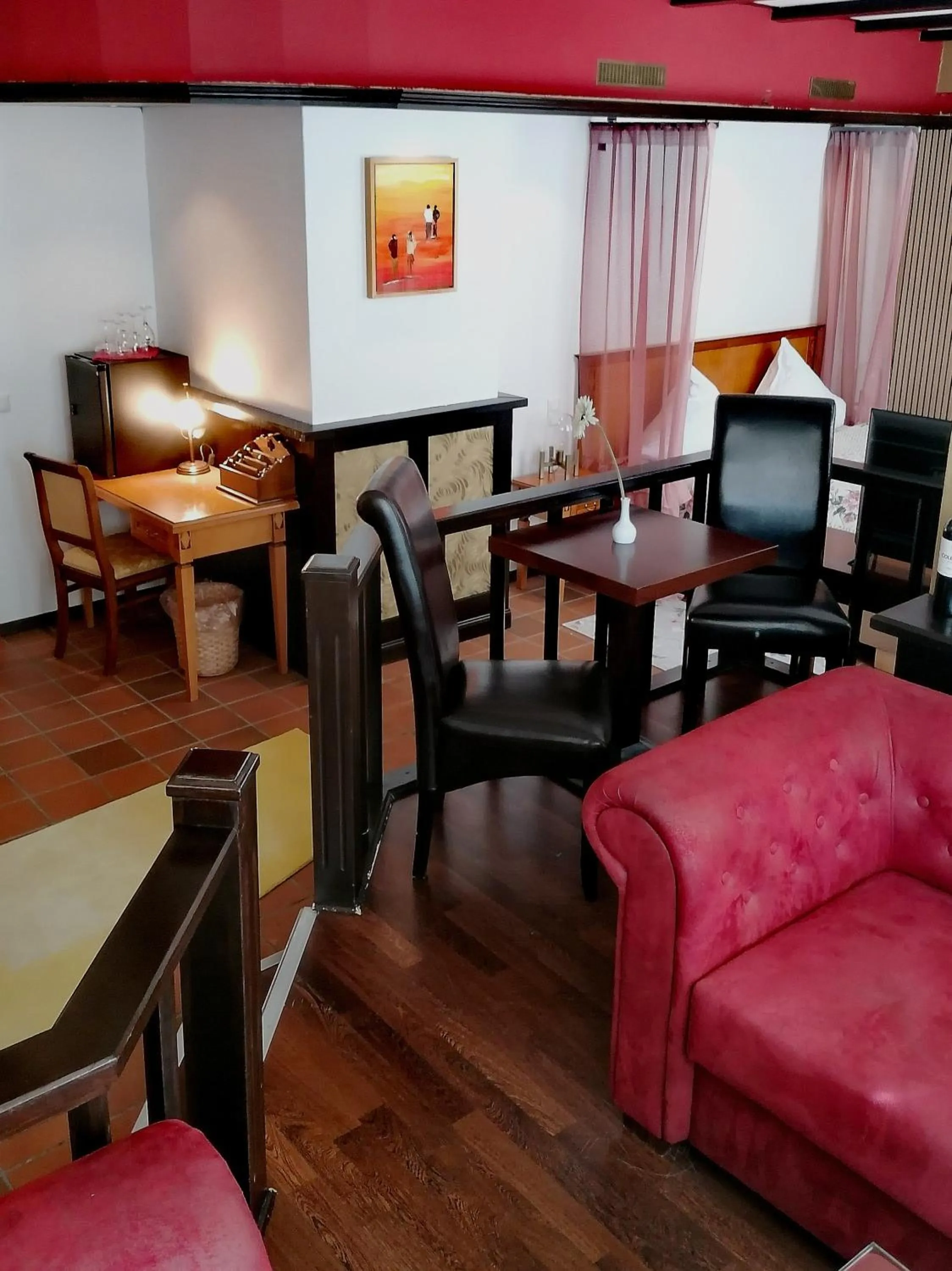 Seating area in Hotel Denkmal 13 Rostock - Kaufmannshaus Krahnstöver