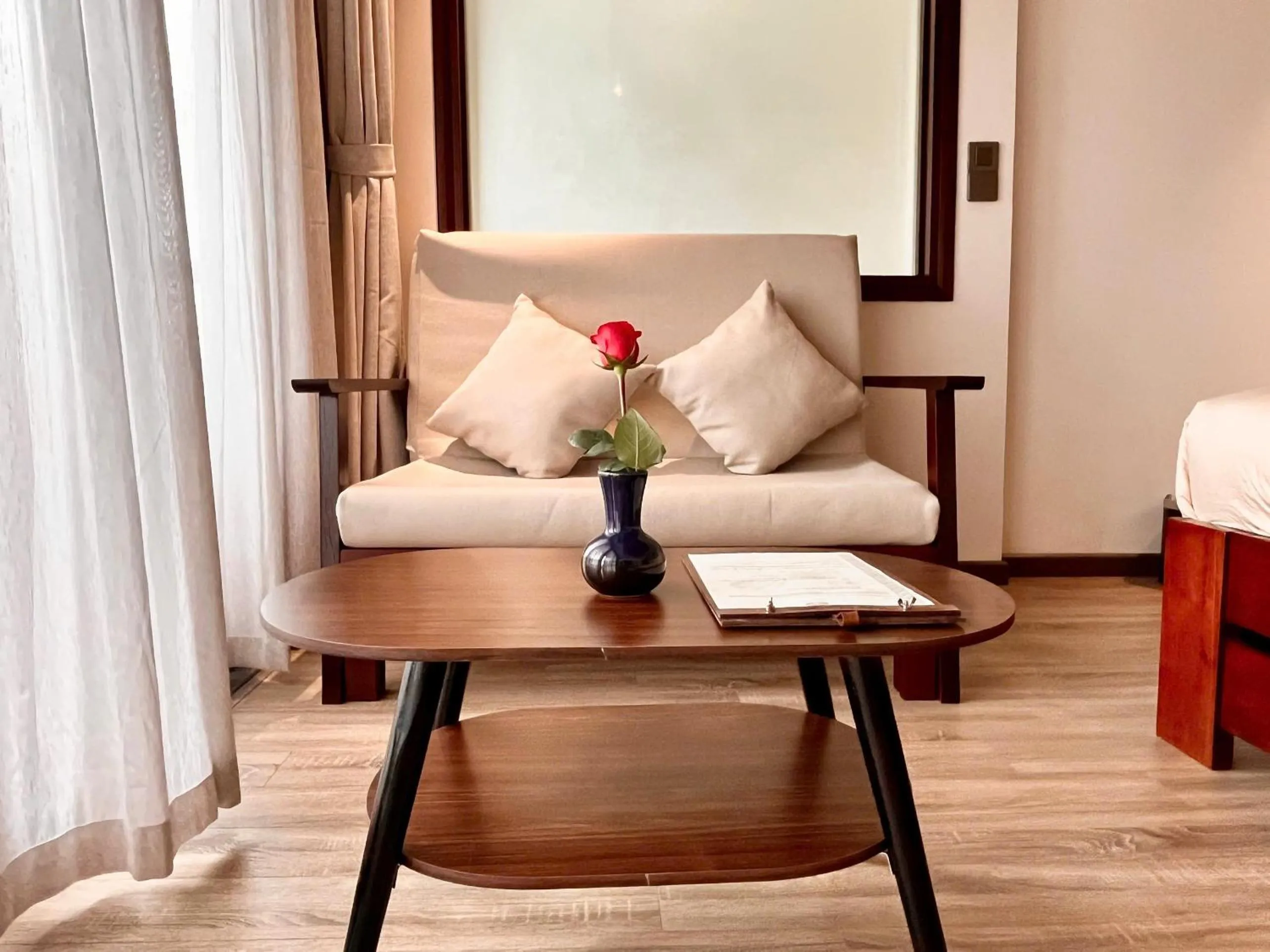 Seating area, Bed in Hoi An Eco Lodge & Spa