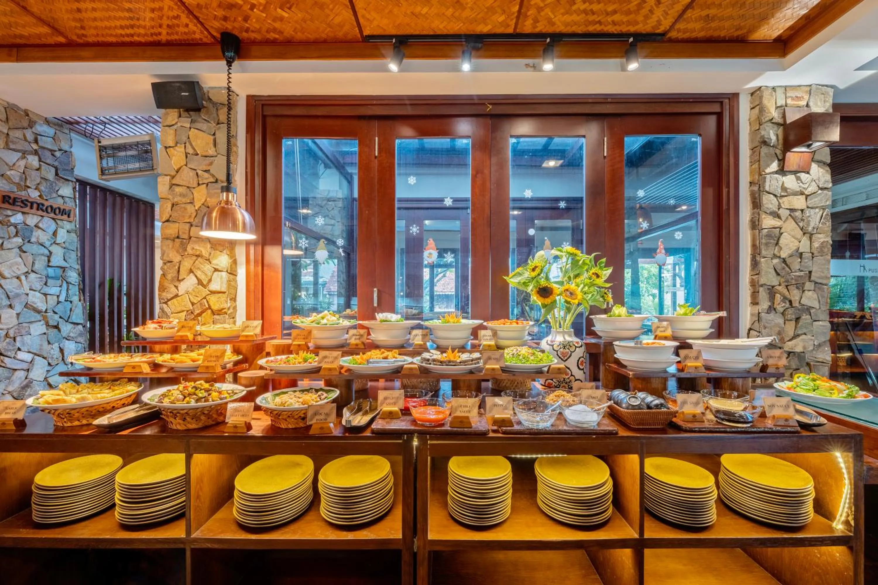 Buffet breakfast in Hoi An Eco Lodge & Spa