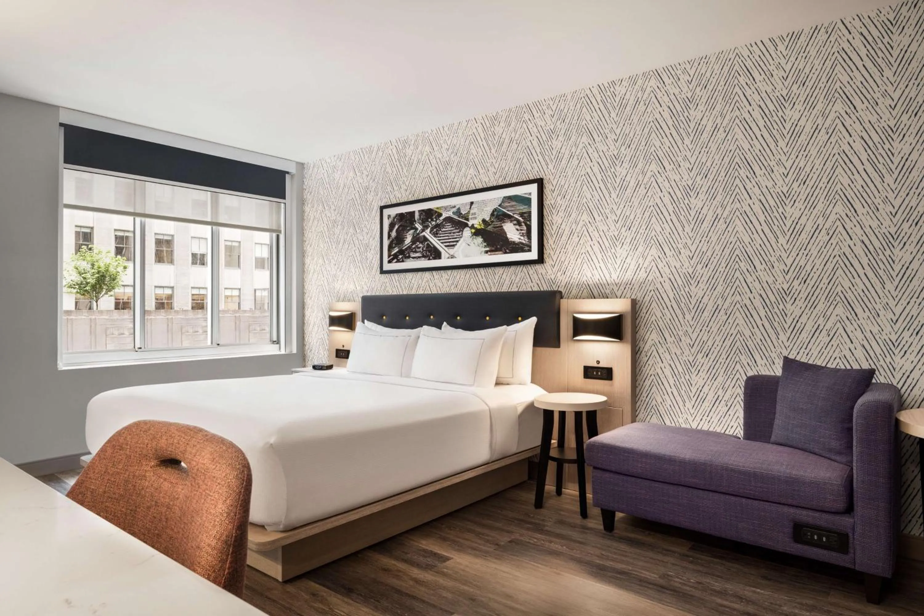 Bed in DoubleTree by Hilton New York Midtown Fifth Ave