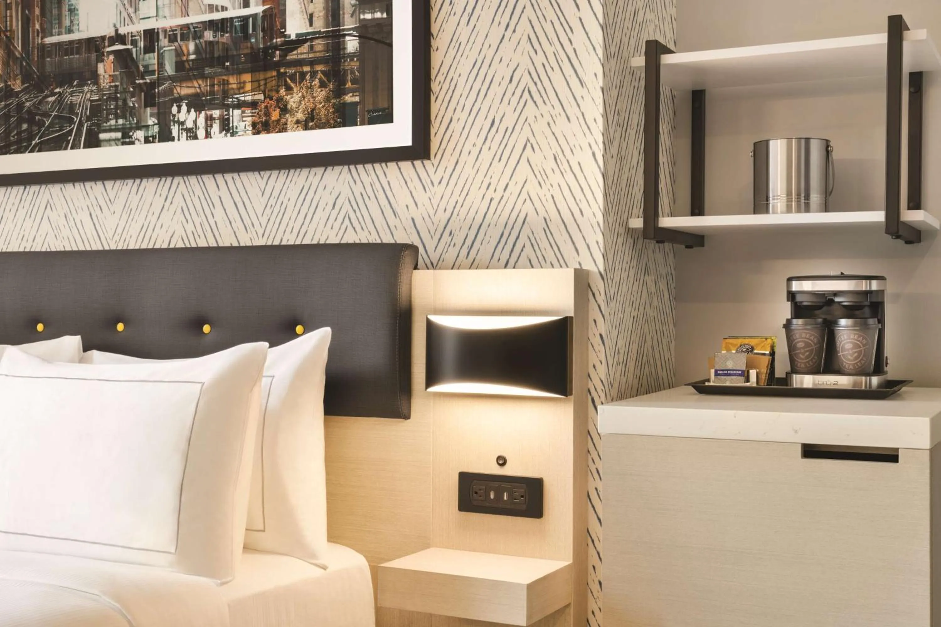 Bed in DoubleTree by Hilton New York Midtown Fifth Ave