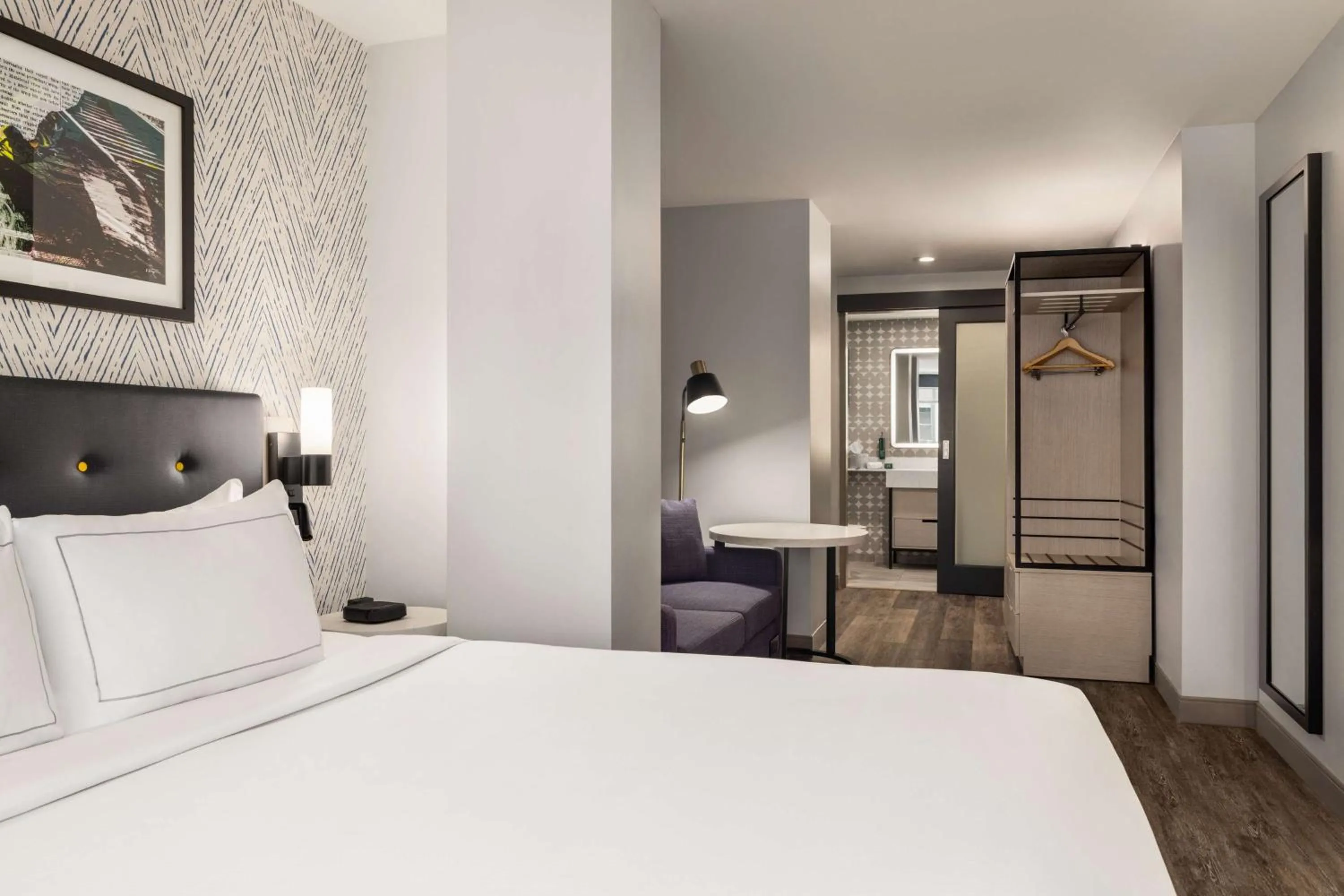 Bed in DoubleTree by Hilton New York Midtown Fifth Ave