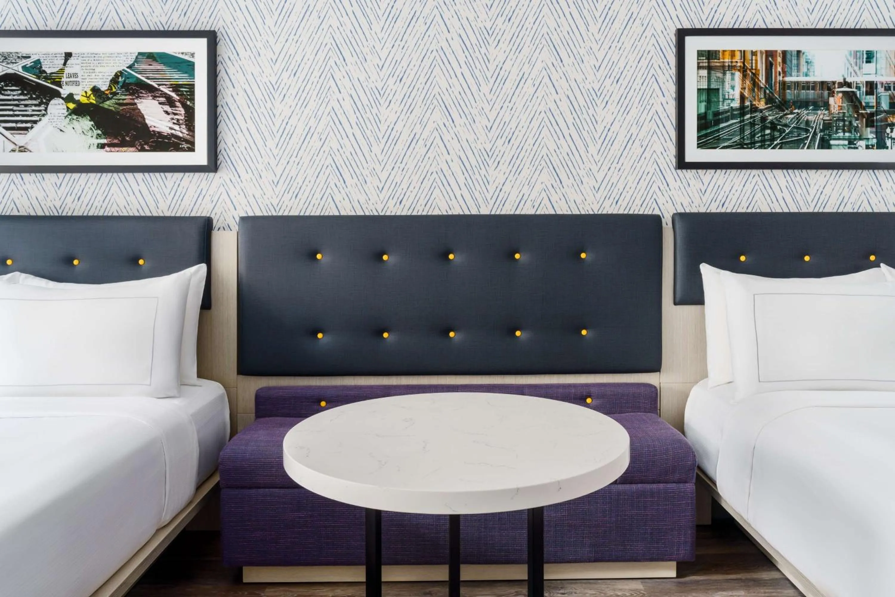 Bed in DoubleTree by Hilton New York Midtown Fifth Ave