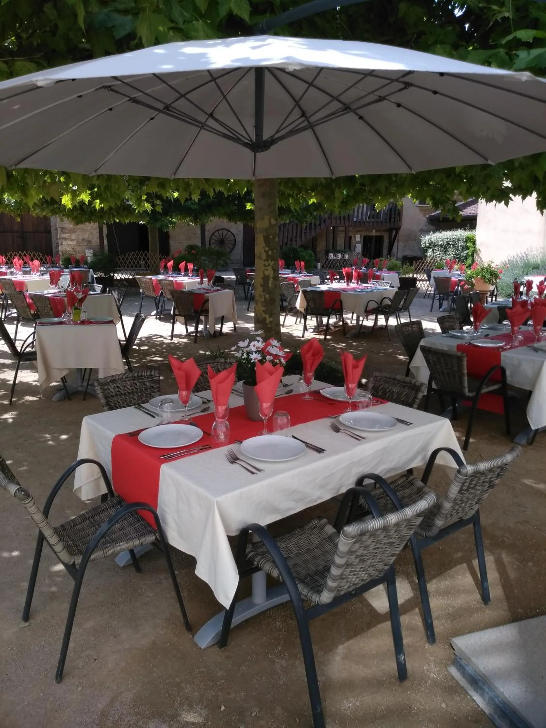 Patio in VTF Le Domaine Les Hautannes