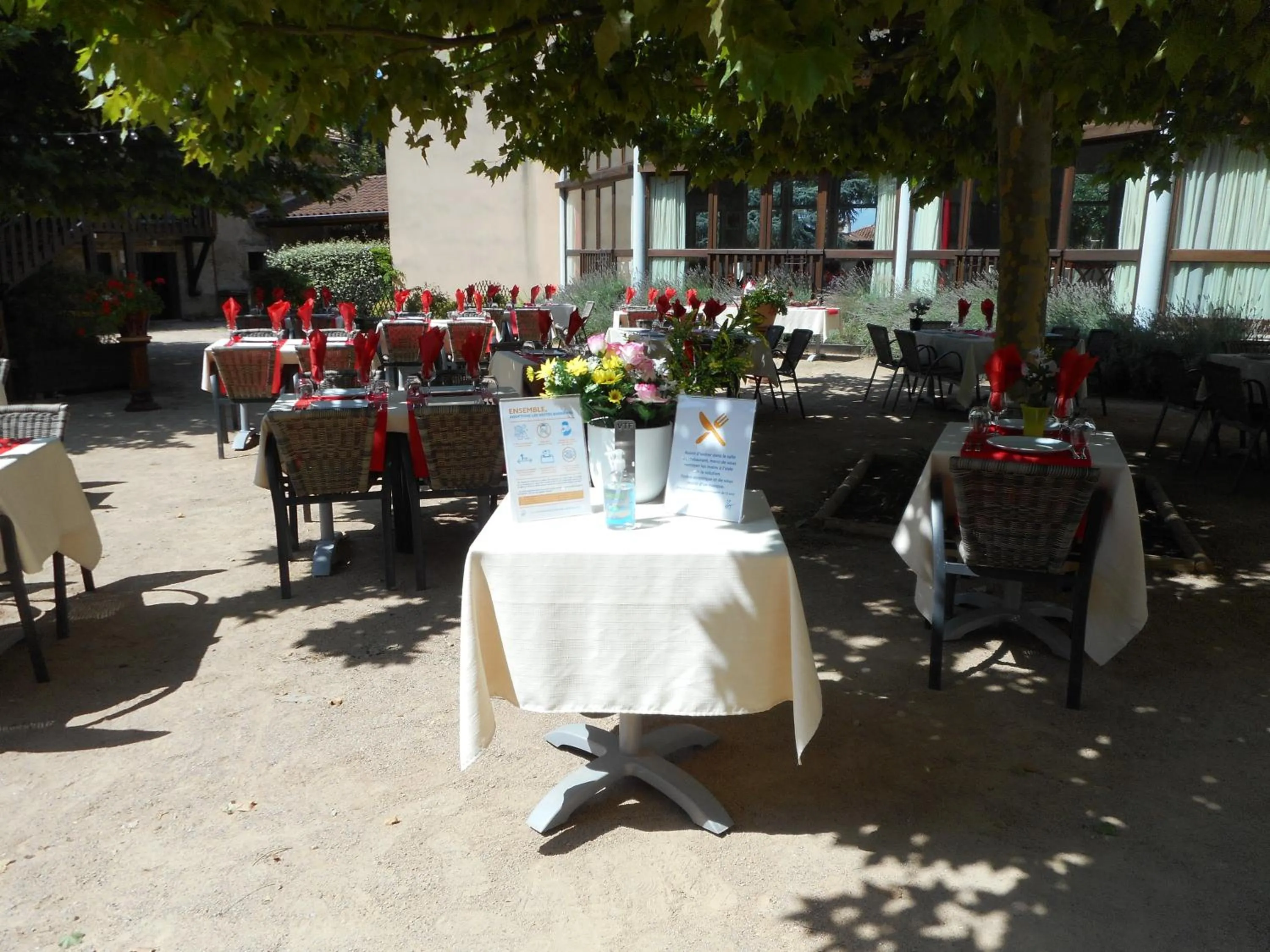 Patio in VTF Le Domaine Les Hautannes