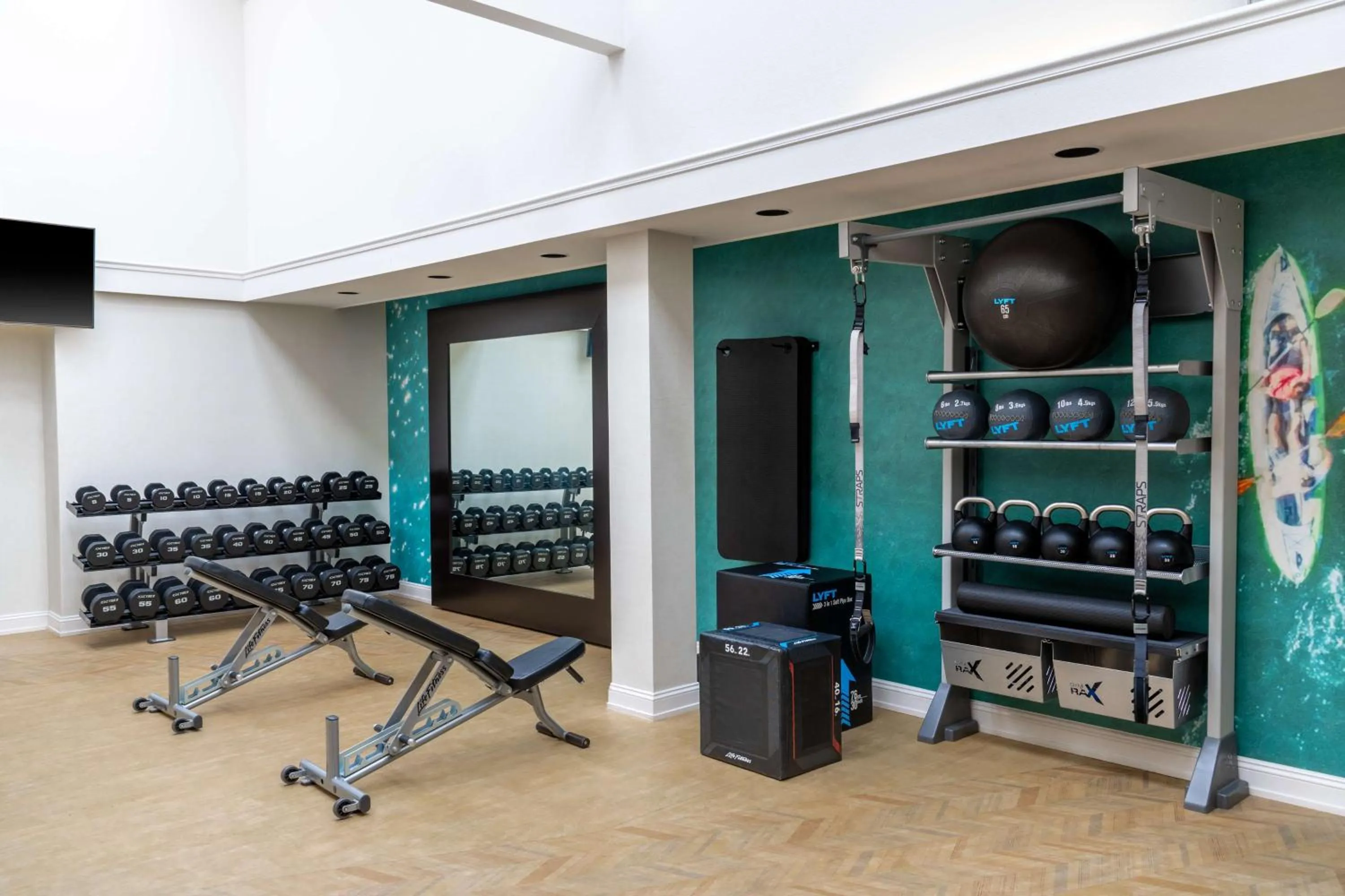 Fitness centre/facilities in Hilton Garden Inn San Francisco/Oakland Bay Bridge