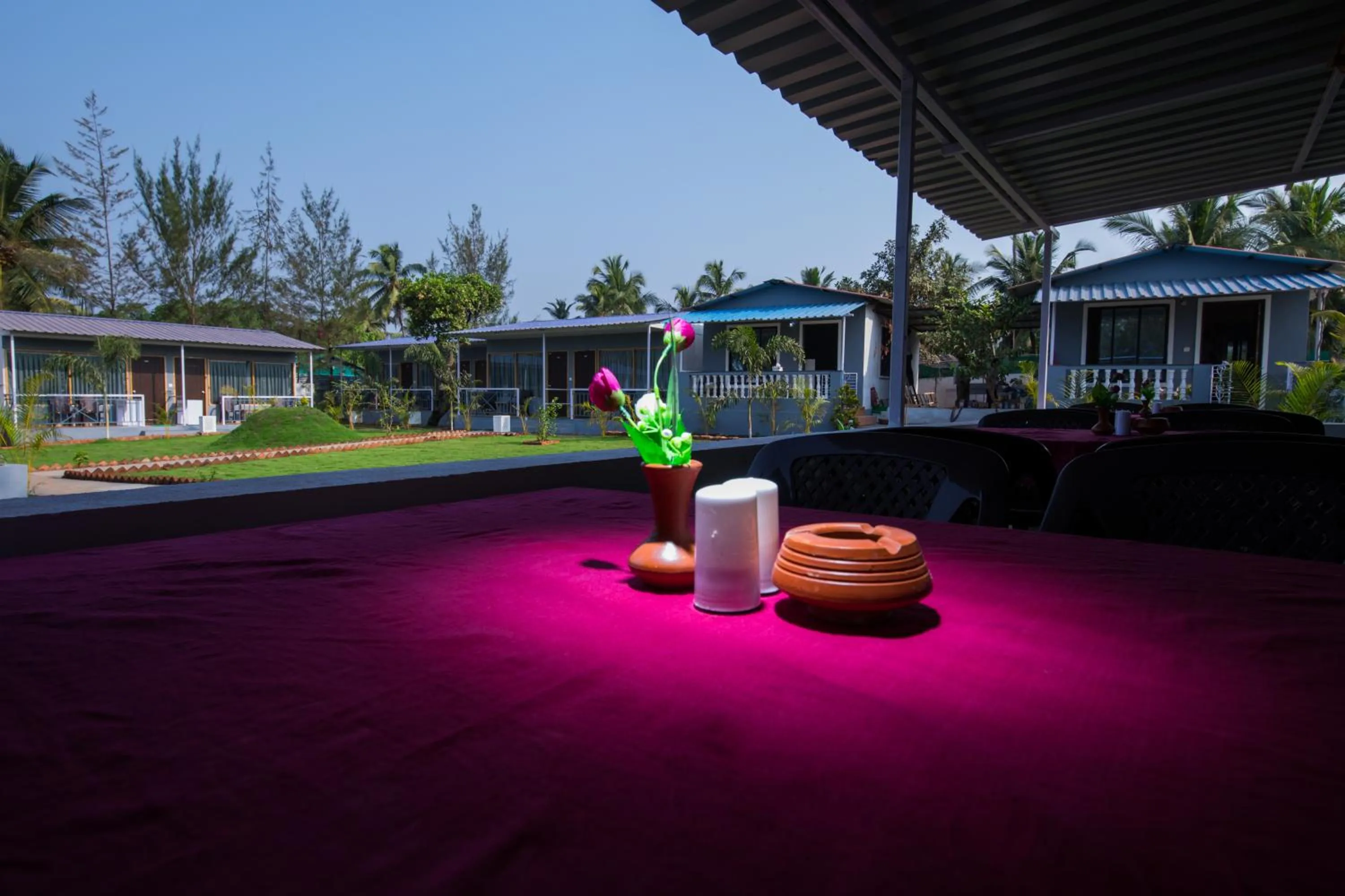 Garden view in Treebo Lands End Beach Resort Morjim