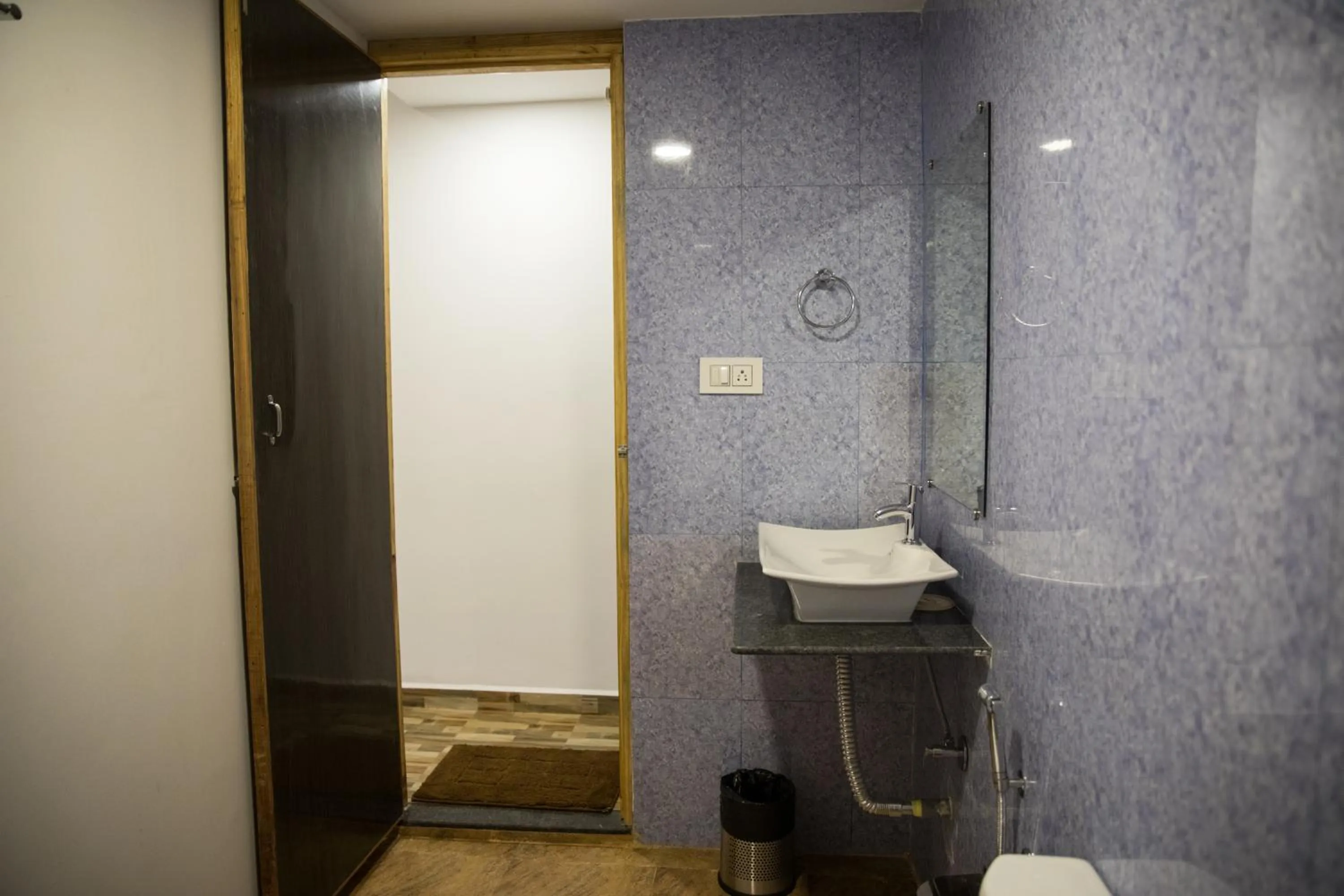 Toilet in Treebo Lands End Beach Resort Morjim