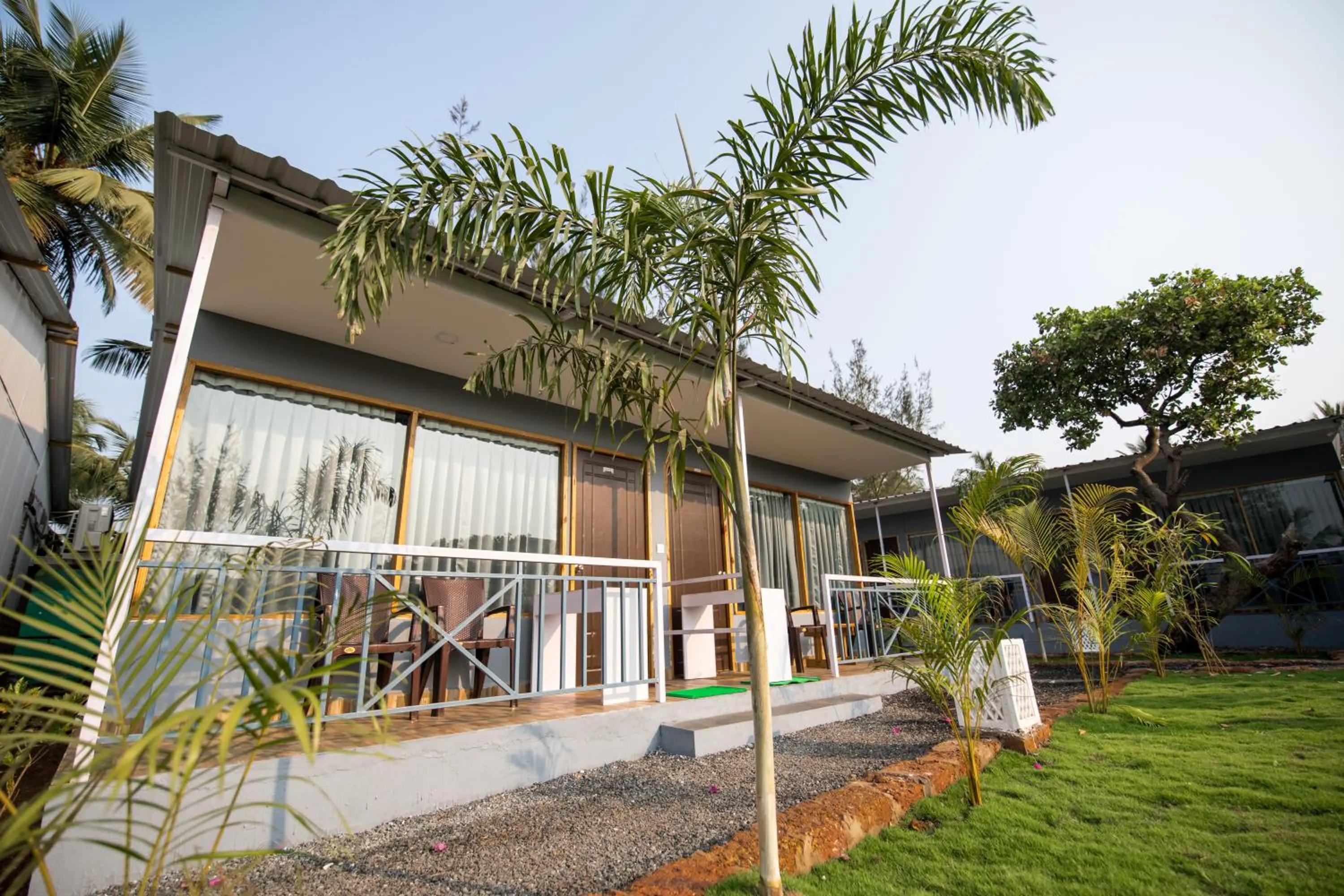 Property building in Treebo Lands End Beach Resort Morjim