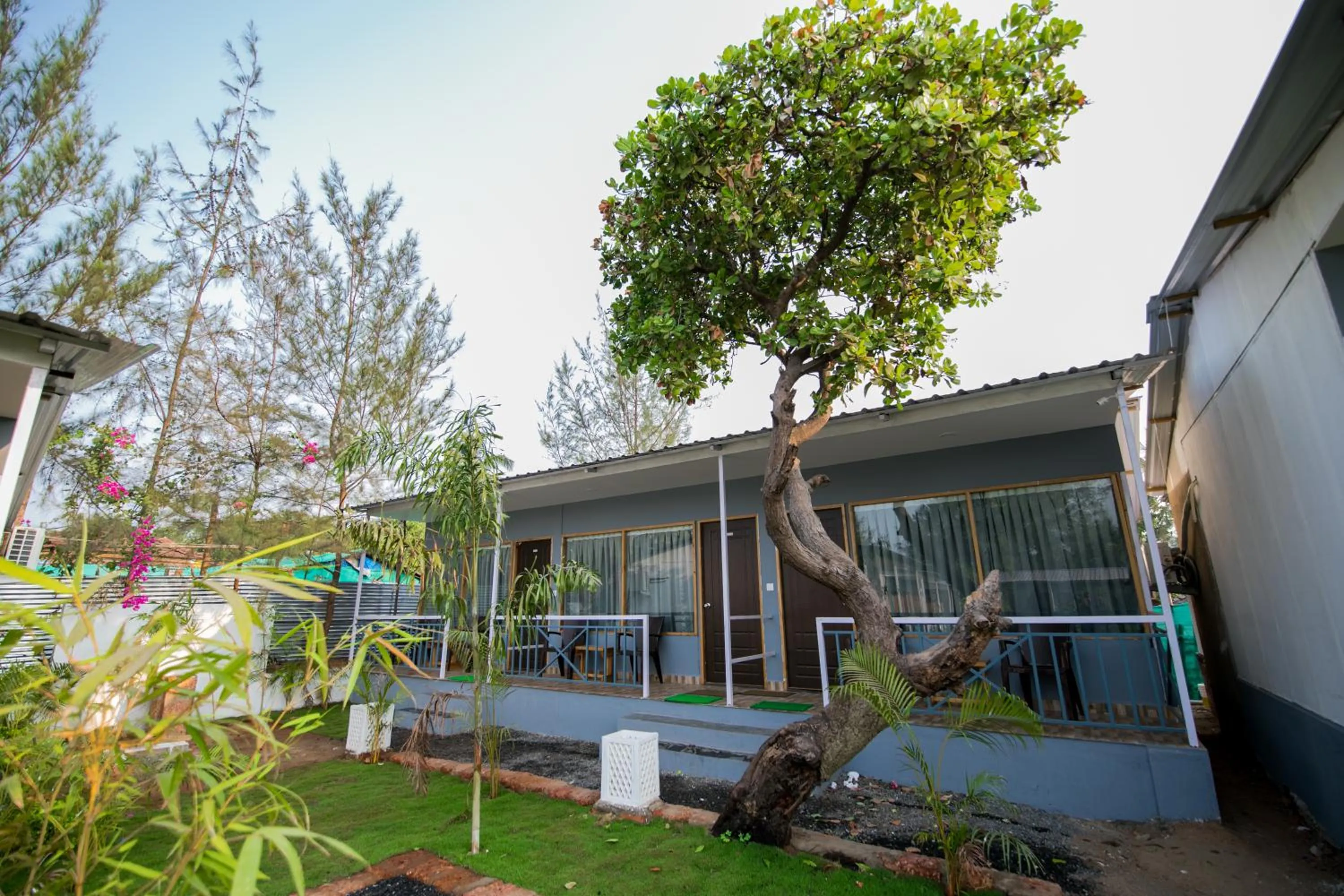 Garden view in Treebo Lands End Beach Resort Morjim