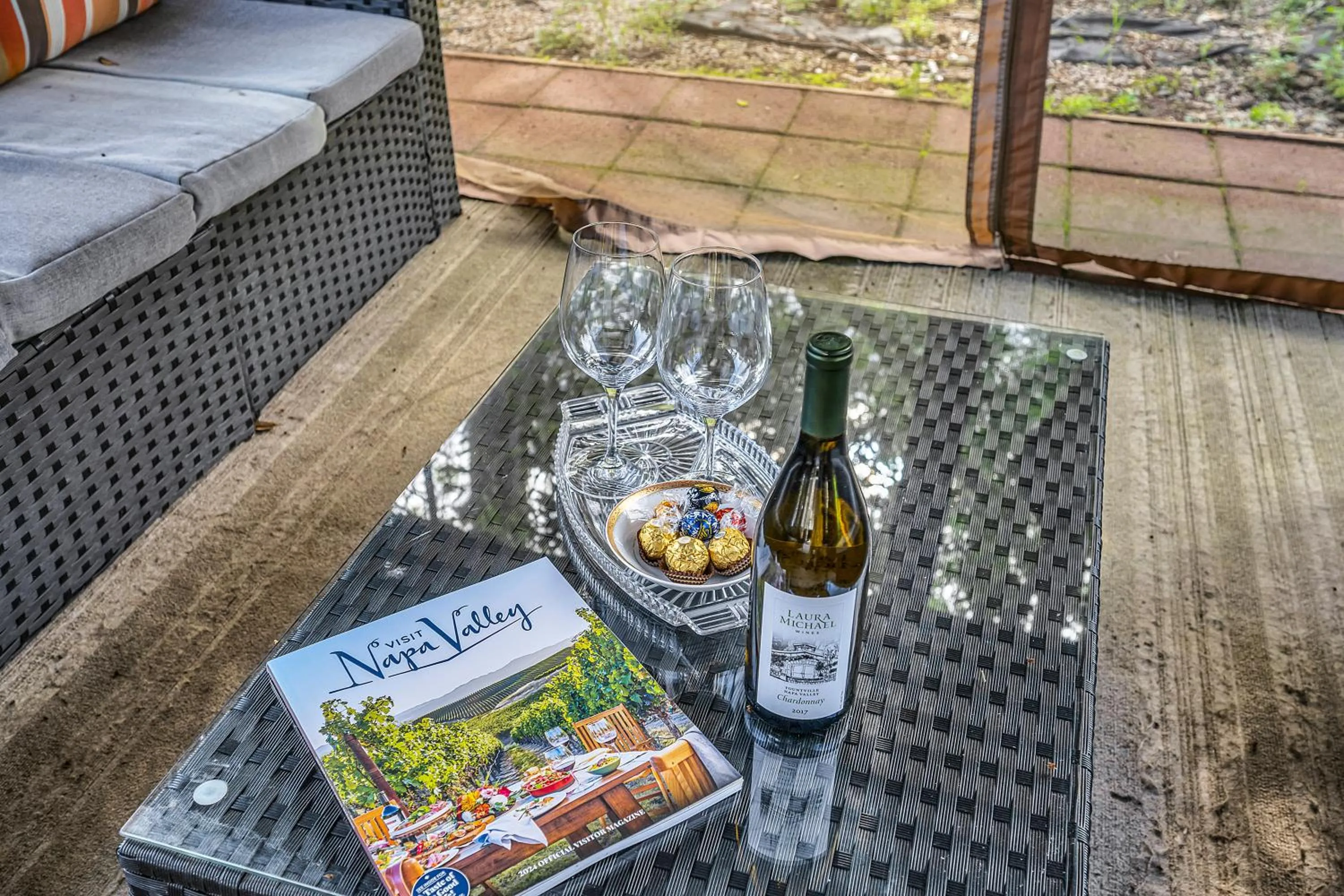 Patio in Craftsman Inn