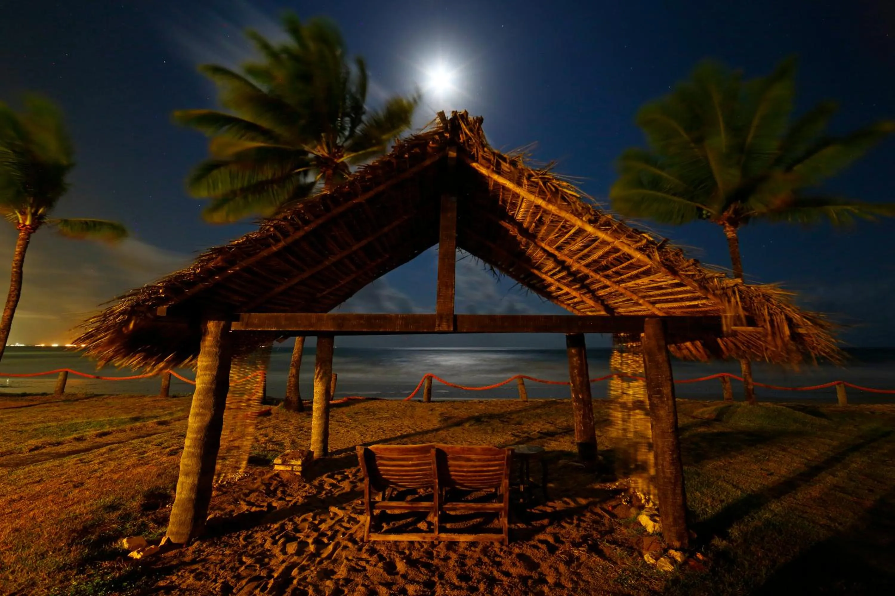 Night in Pousada Xalés de Maracaípe