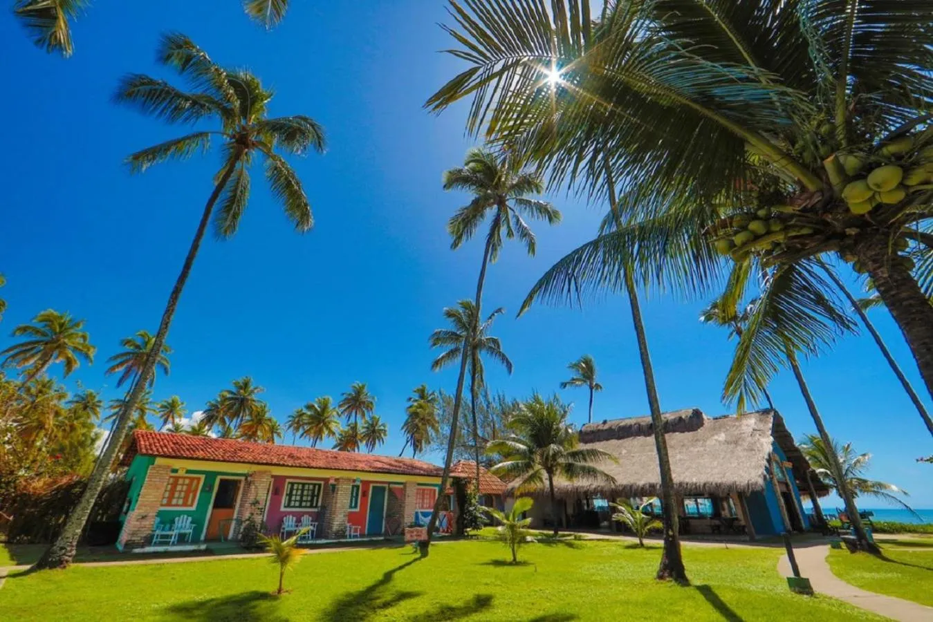 Patio in Pousada Xalés de Maracaípe