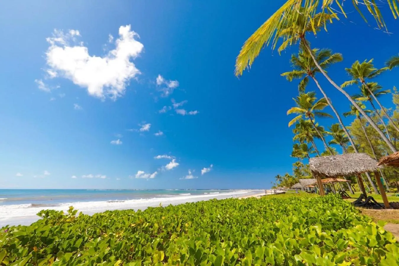 Sea view in Pousada Xalés de Maracaípe