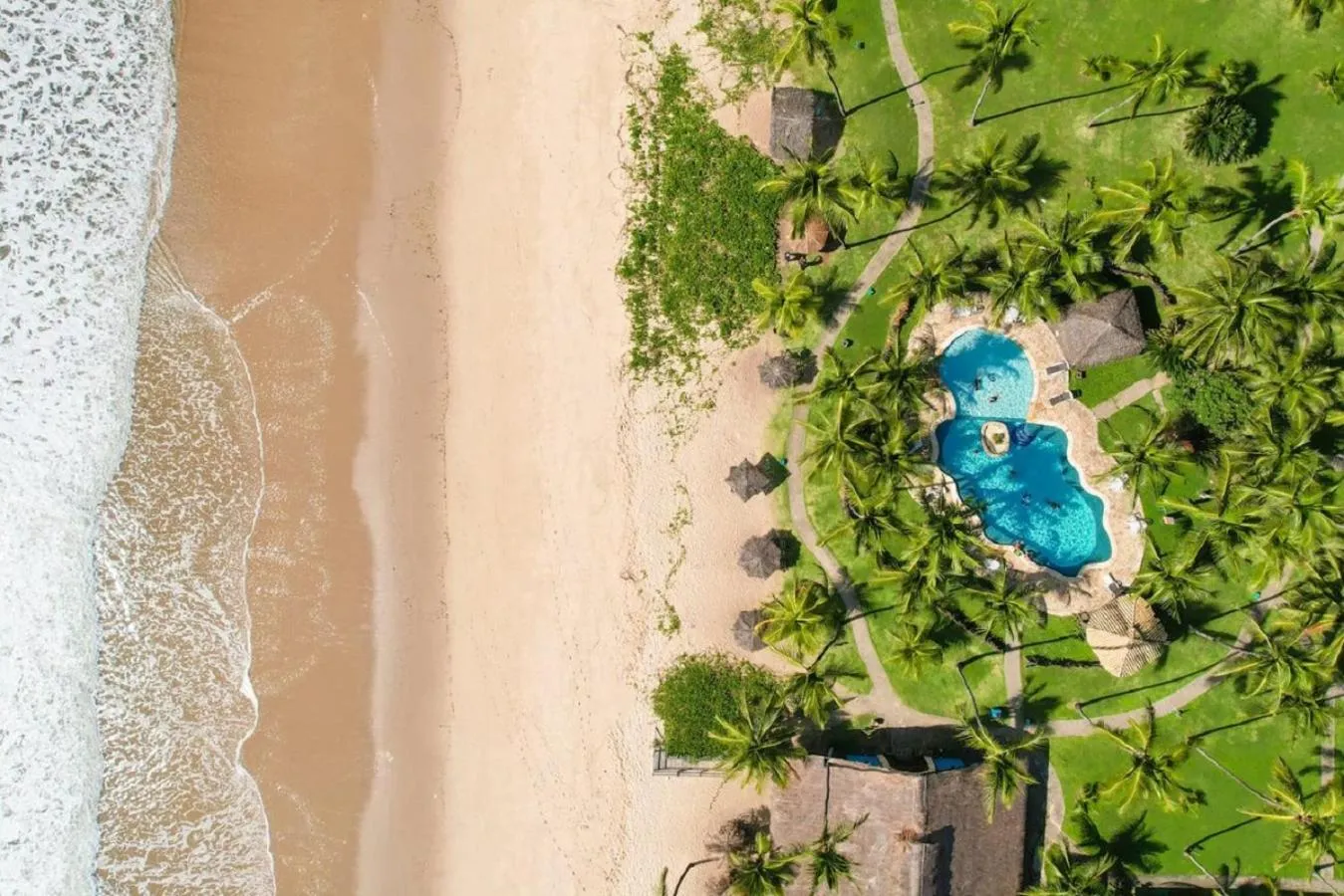 Bird's eye view in Pousada Xalés de Maracaípe